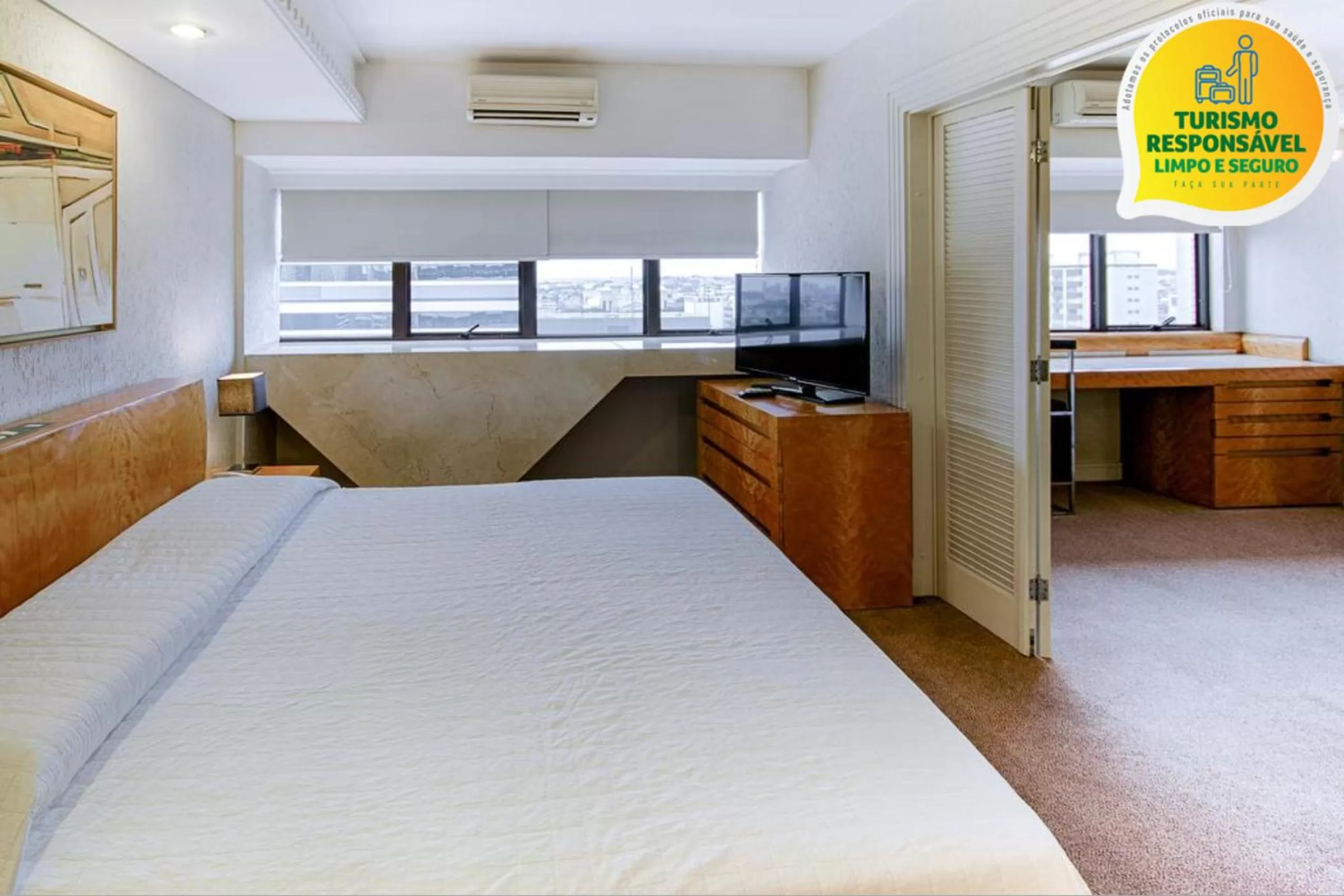 Bed in Hotel Victoria Villa Curitiba by Nacional Inn