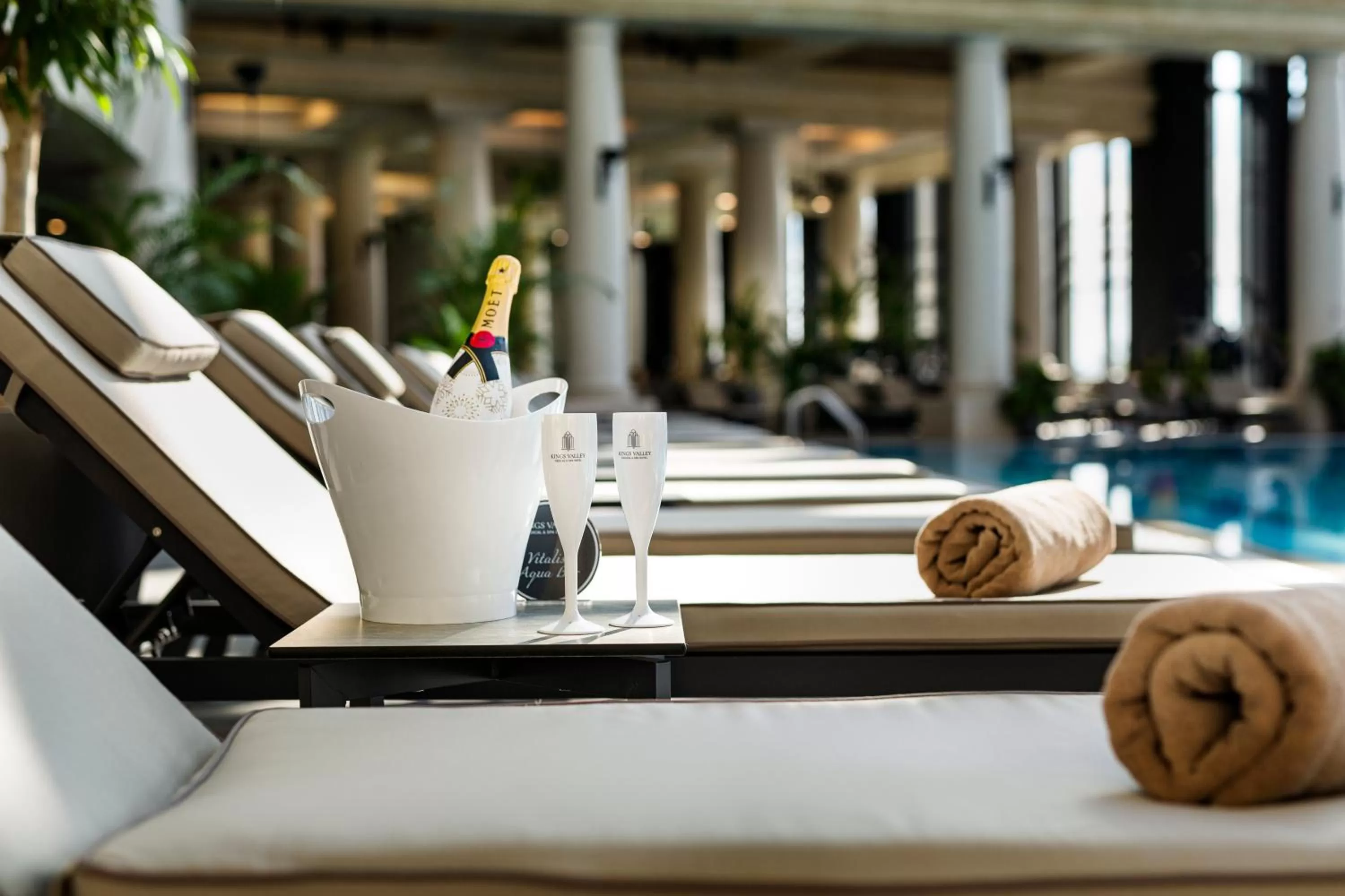 sunbed in Kings' Valley Medical & Spa Hotel