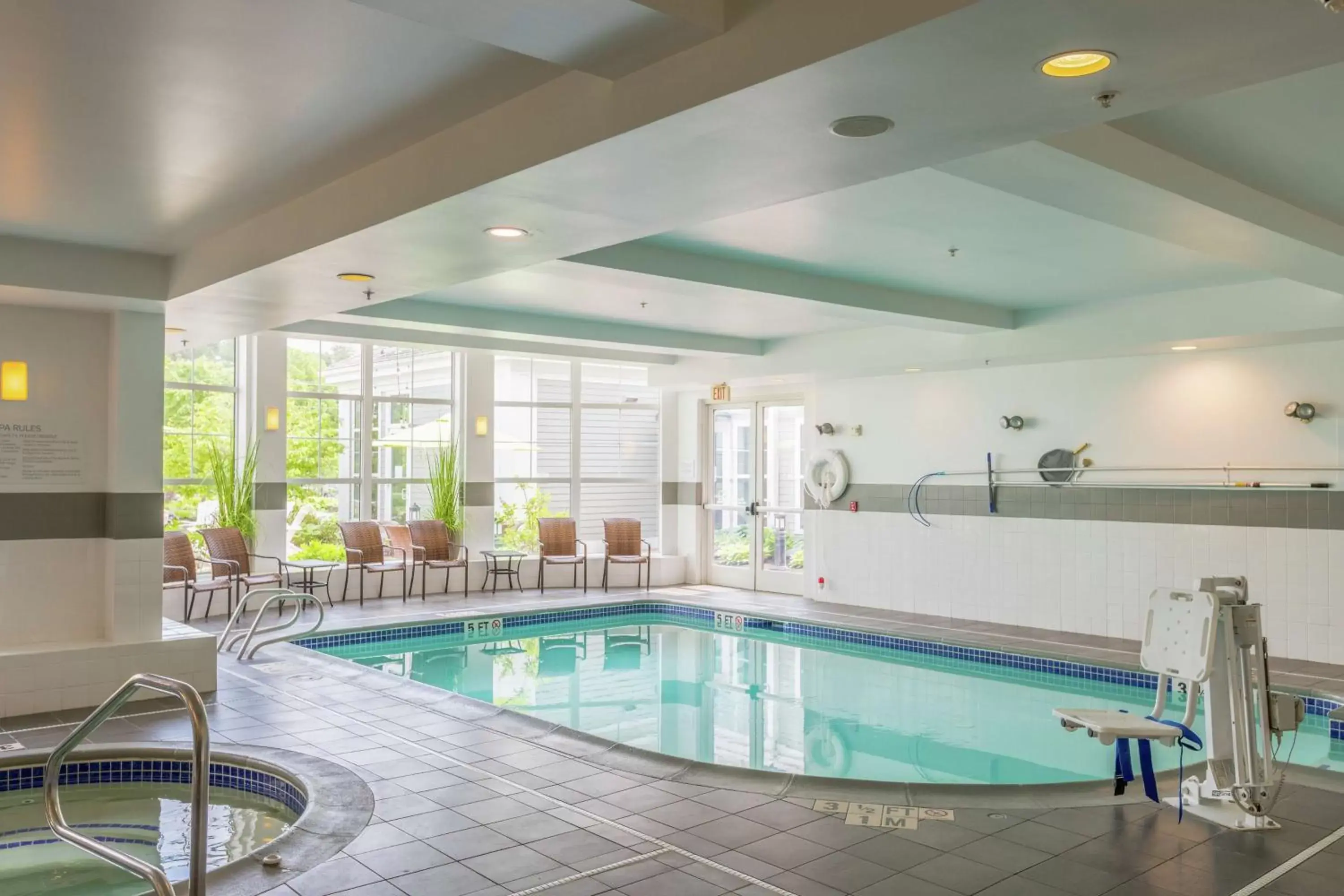 Pool view, Swimming Pool in Hilton Garden Inn Freeport Downtown