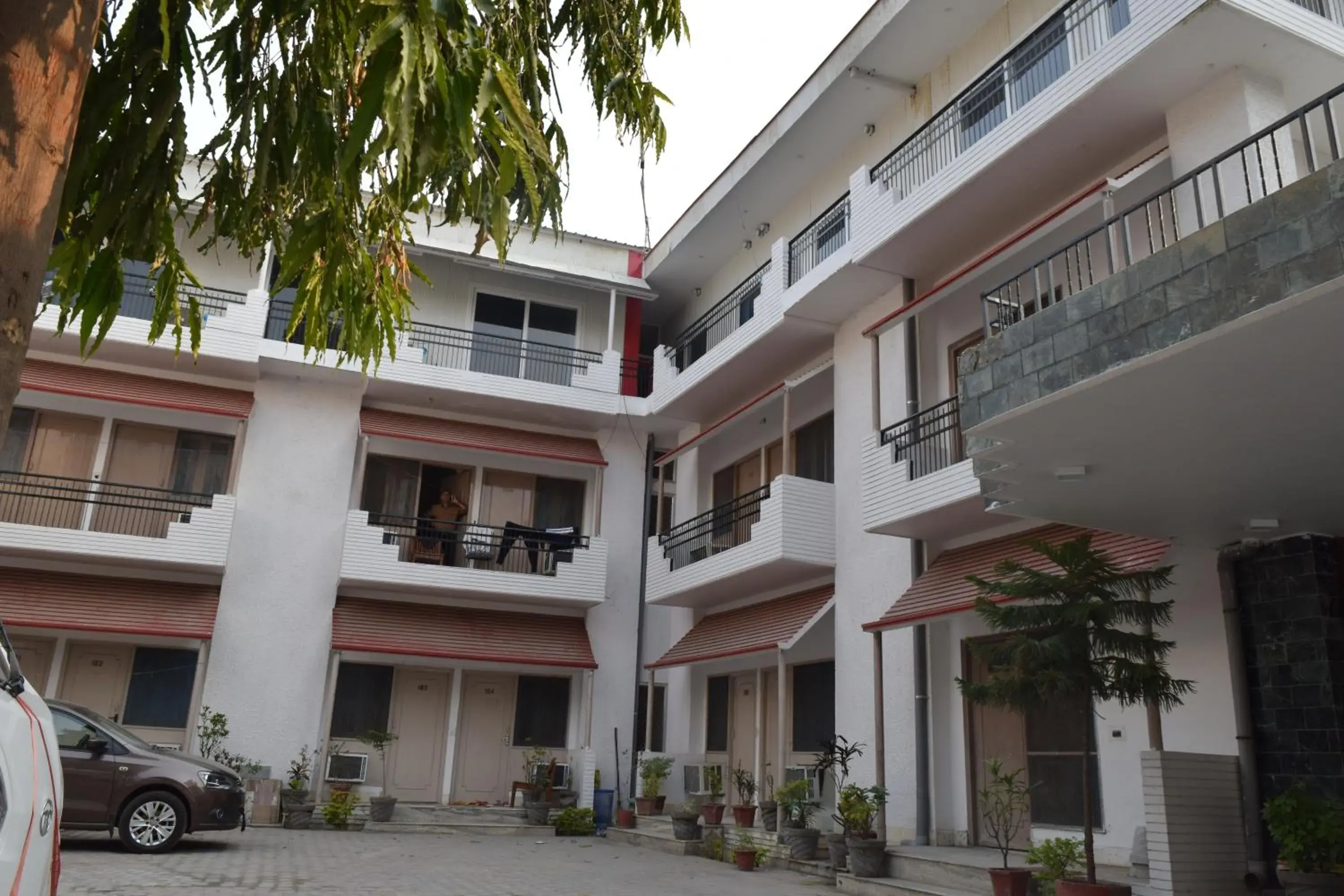 Facade/entrance, Property Building in Hotel Moksha (Previously Raj Deep)