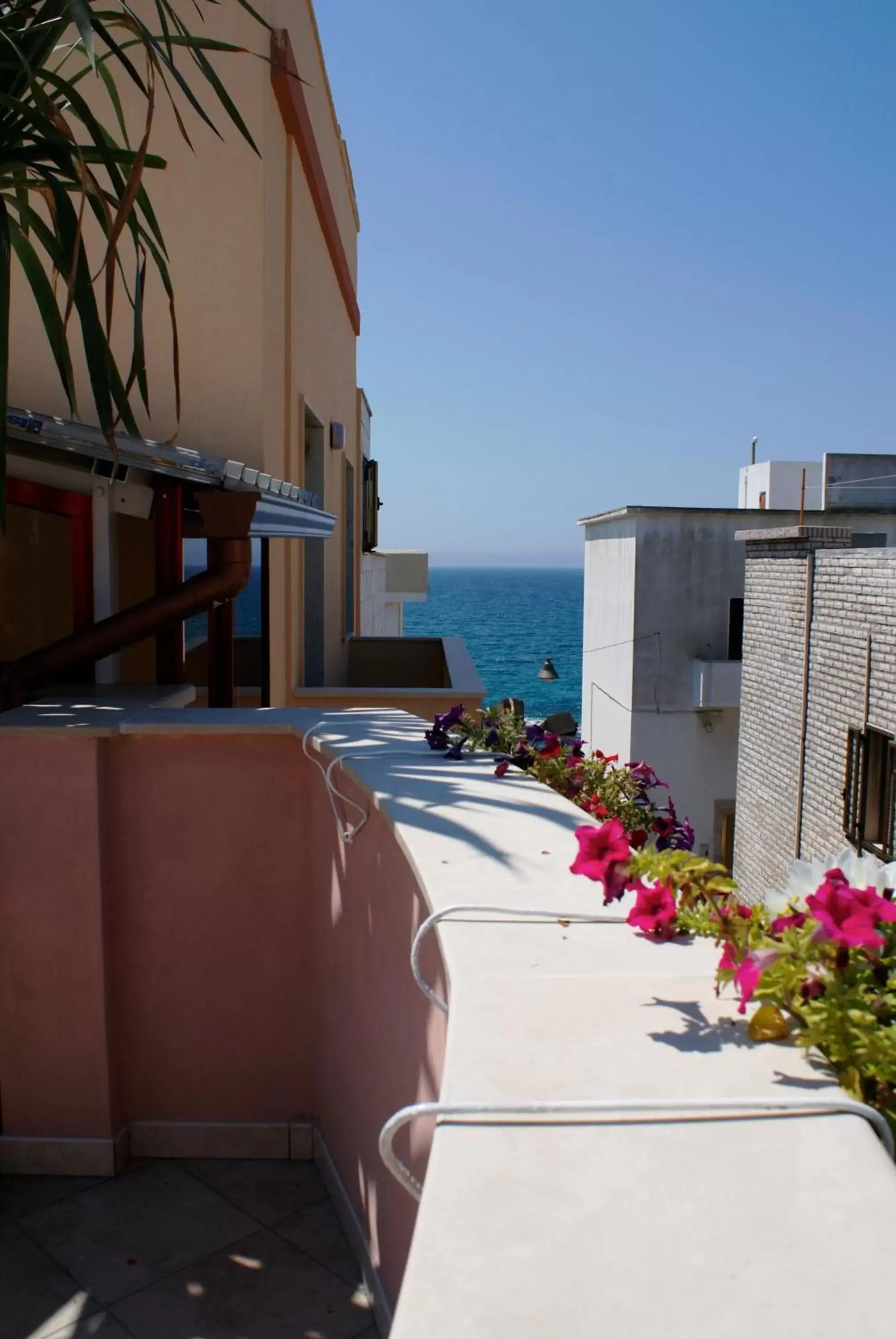 View (from property/room), Balcony/Terrace in B&B del Lungomare