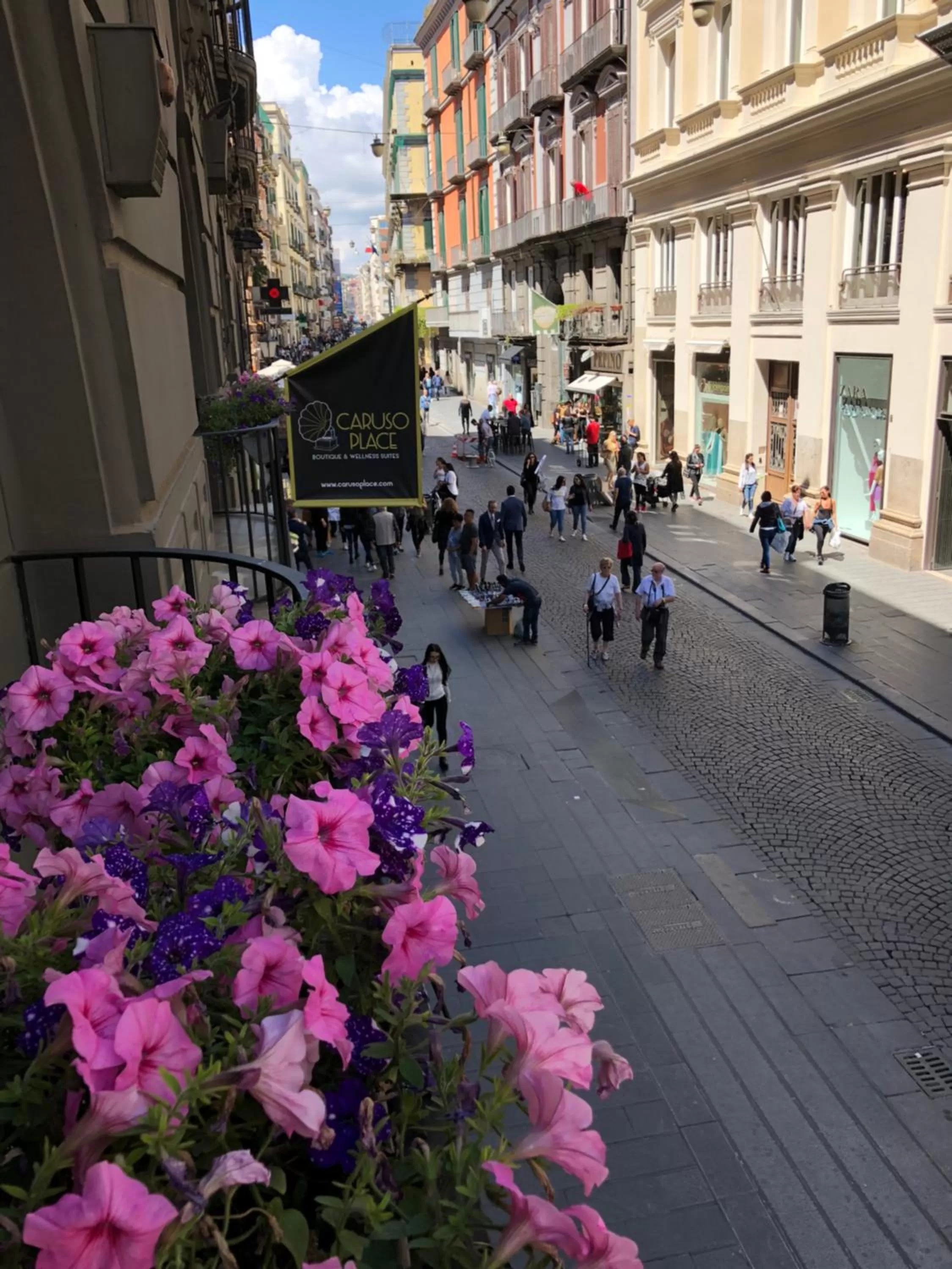 Balcony/Terrace in Caruso Place Luxury Rooms & Suites