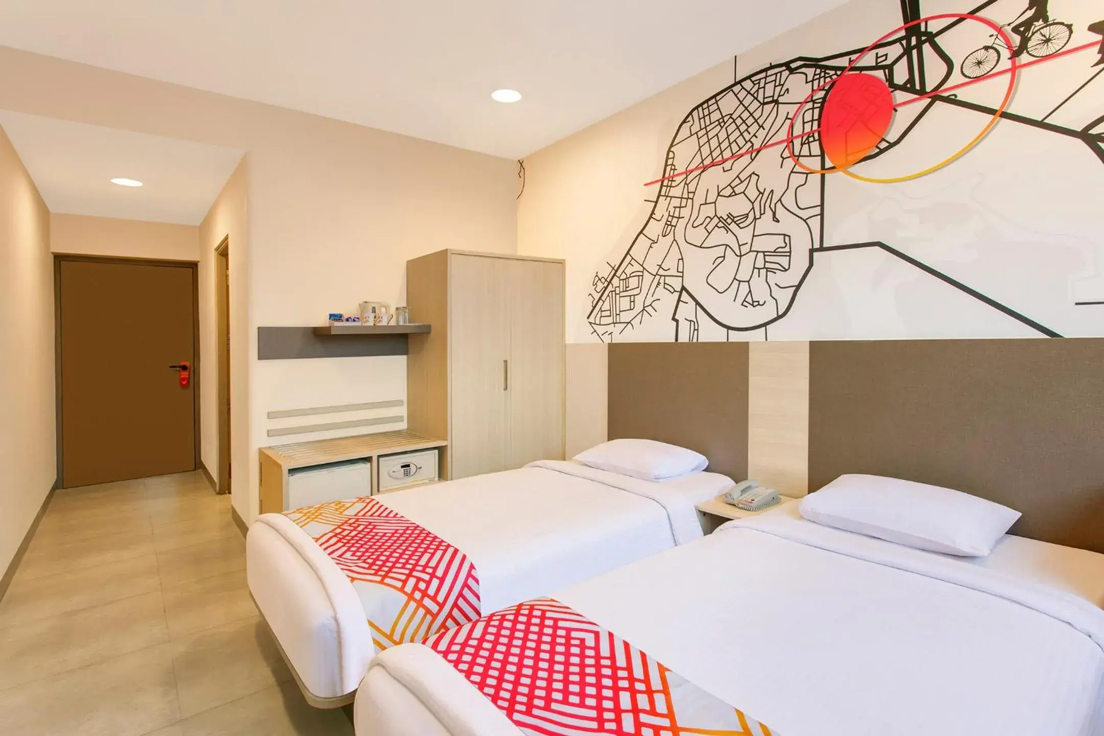 Bed in Ginger Bhubaneshwar Bed in Ginger Bhubaneshwar