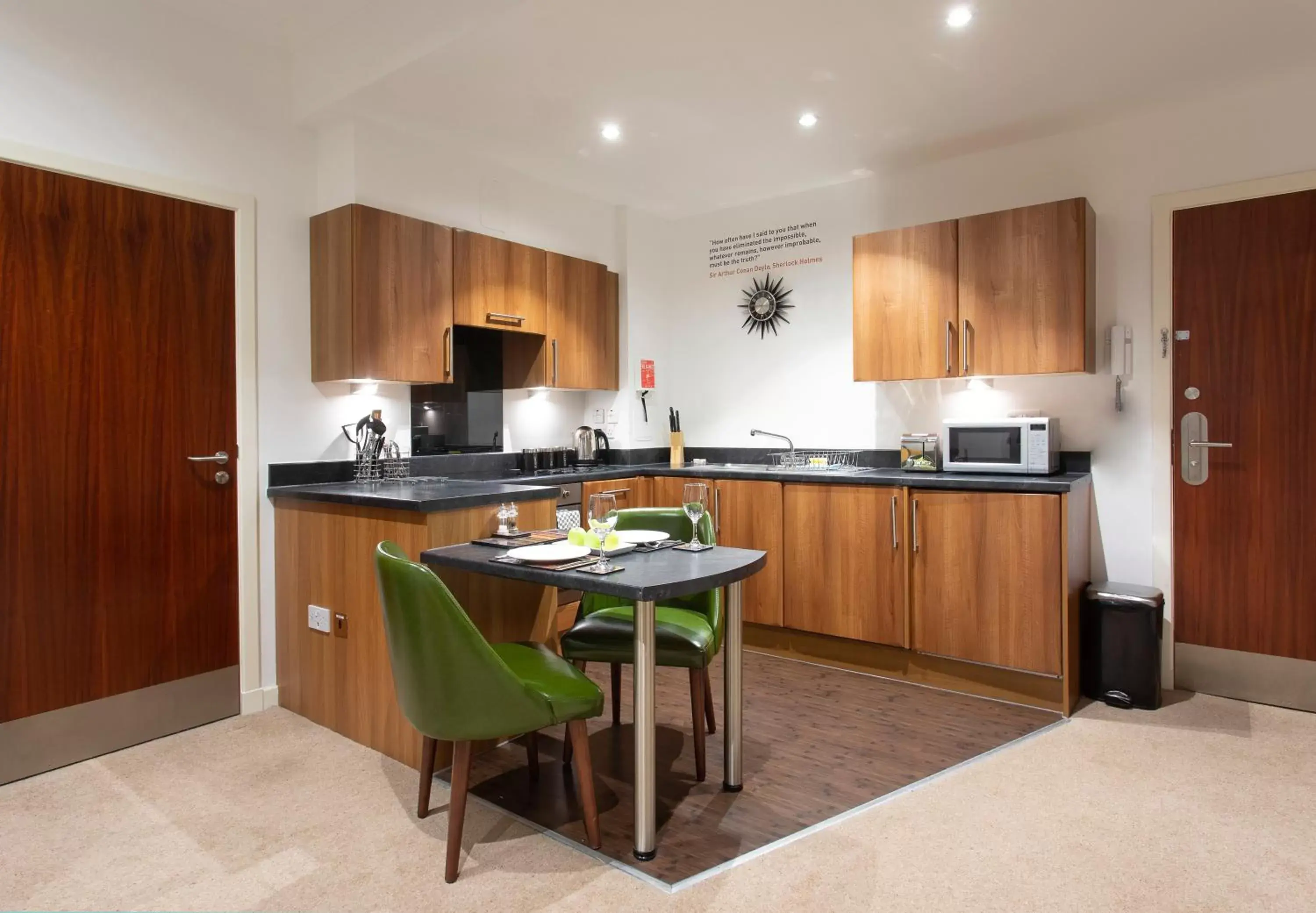 Kitchen or kitchenette in Stewart by Heeton Concept - Aparthotel Edinburgh