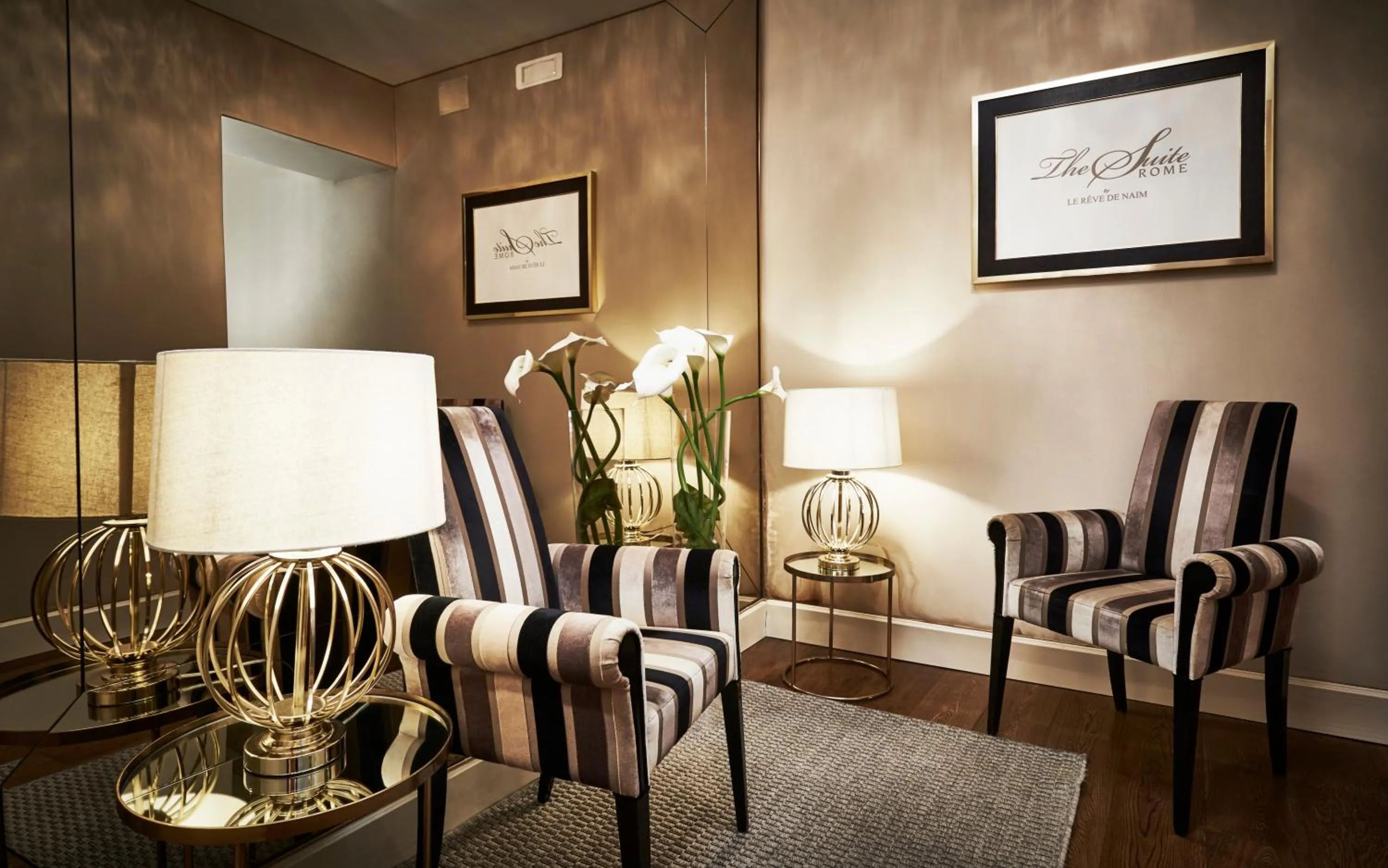 Seating Area in Spagna Royal Suite