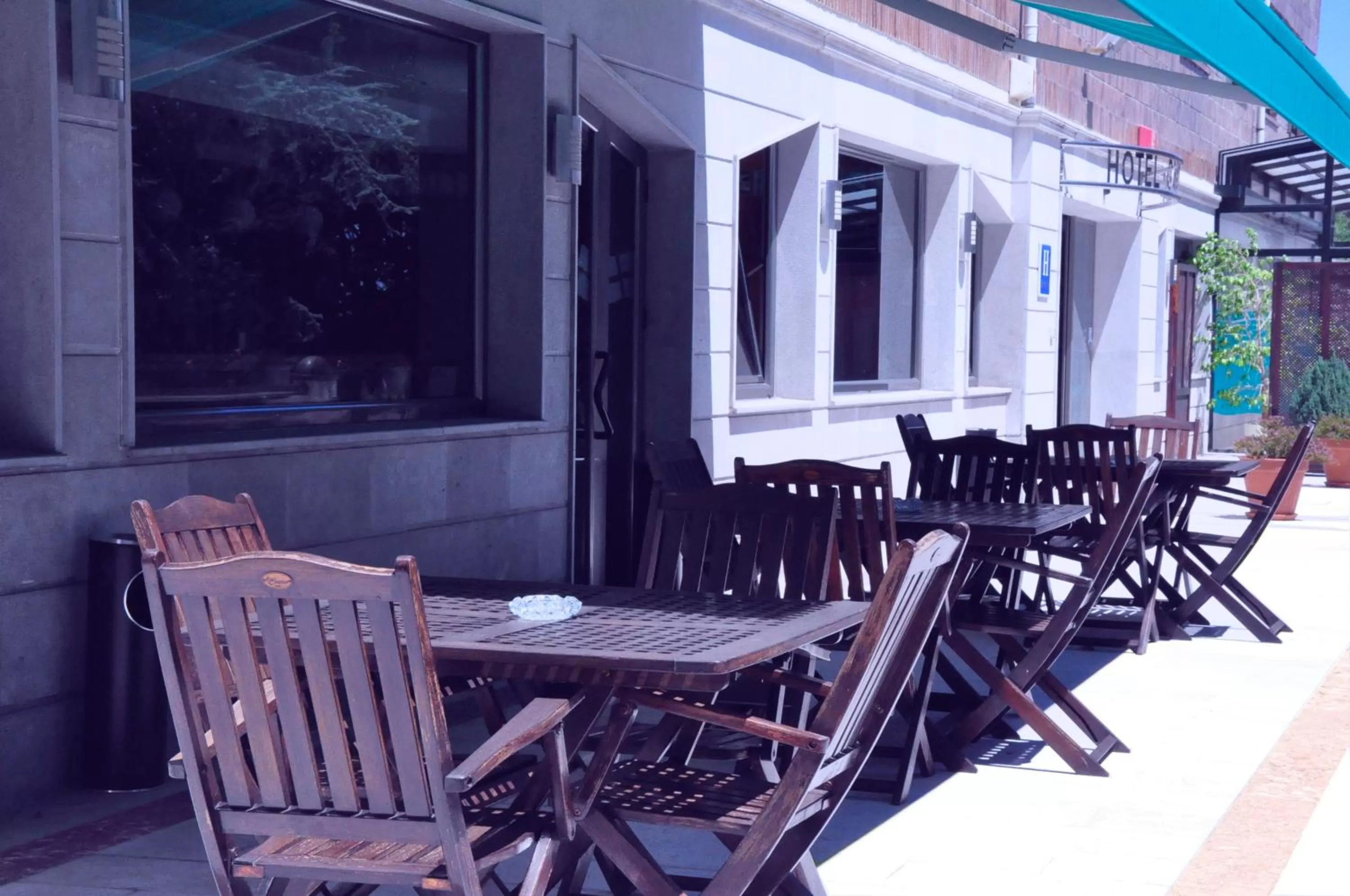 Patio in Hotel San Millán