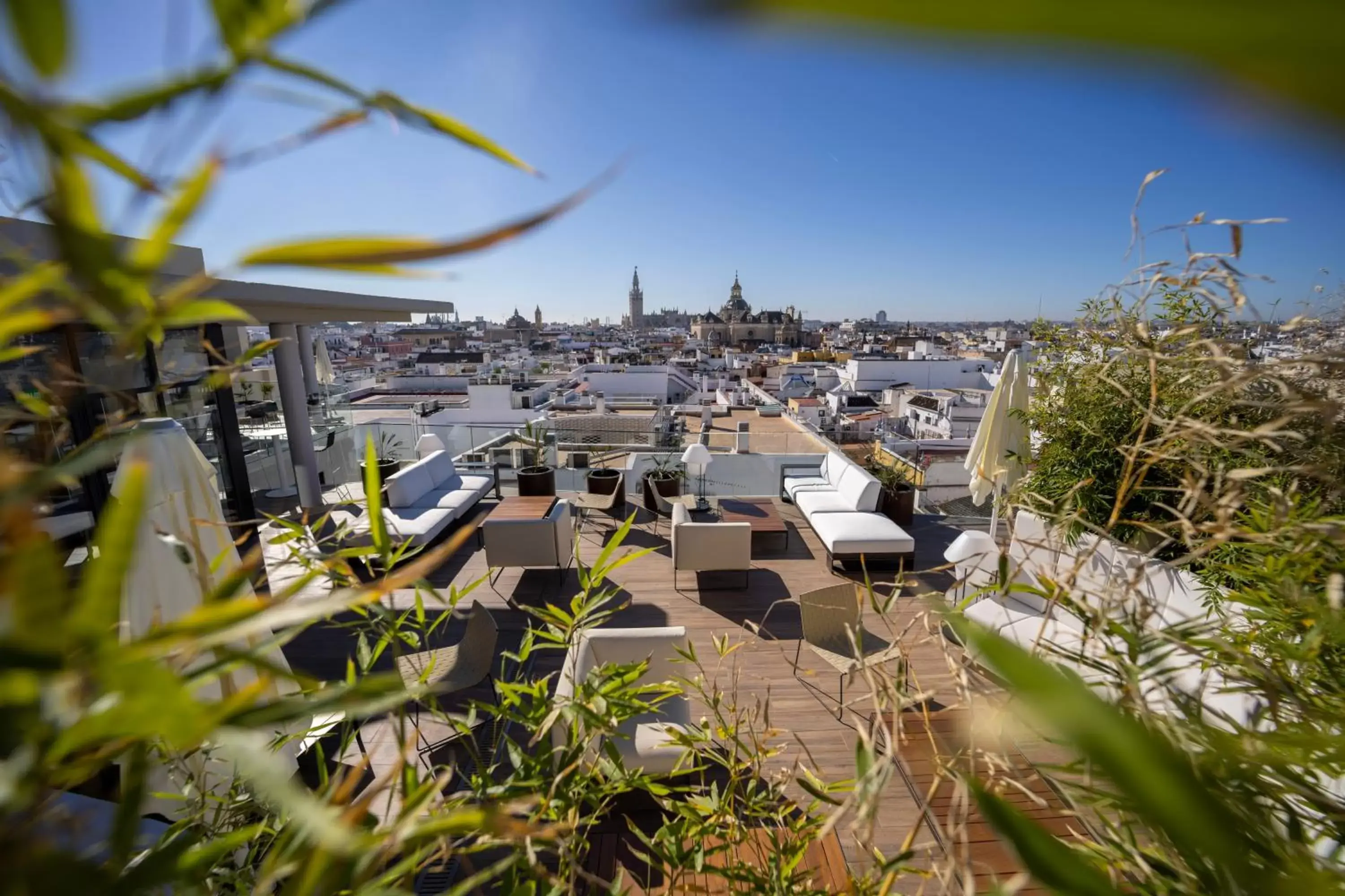 Balcony/Terrace in abba Sevilla