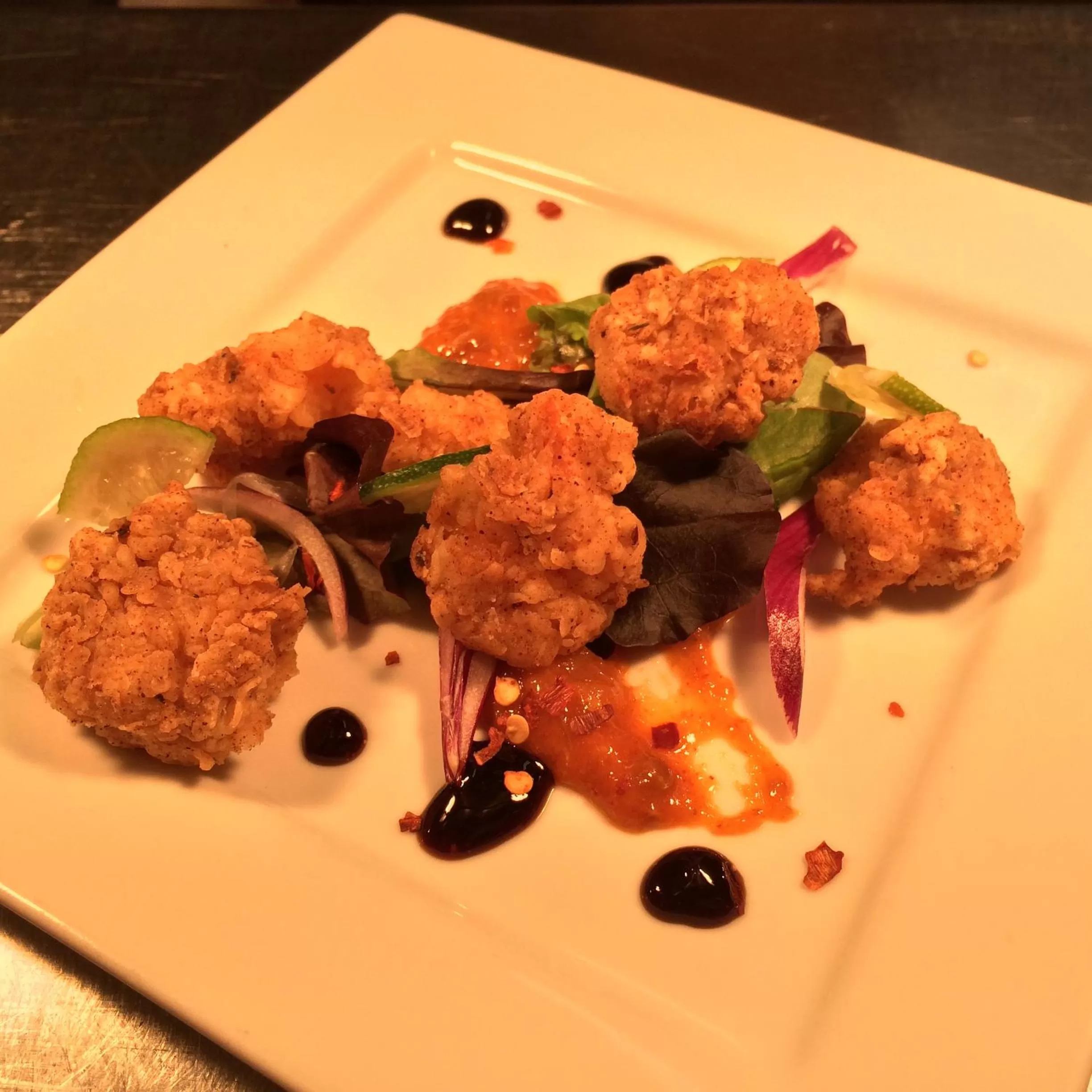 Food close-up in The Davron Hotel