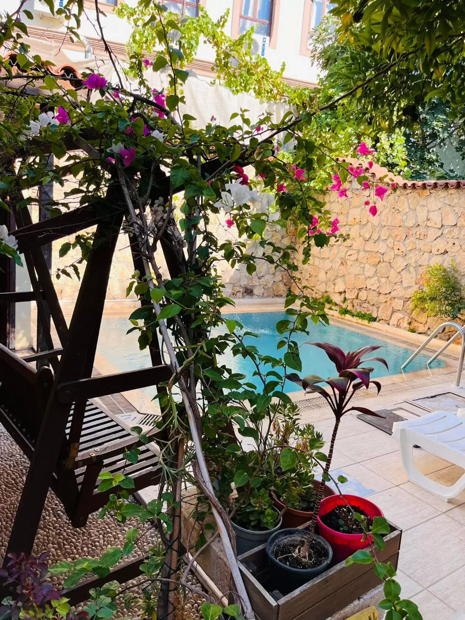 Patio, Pool View in Kaleici Hotel