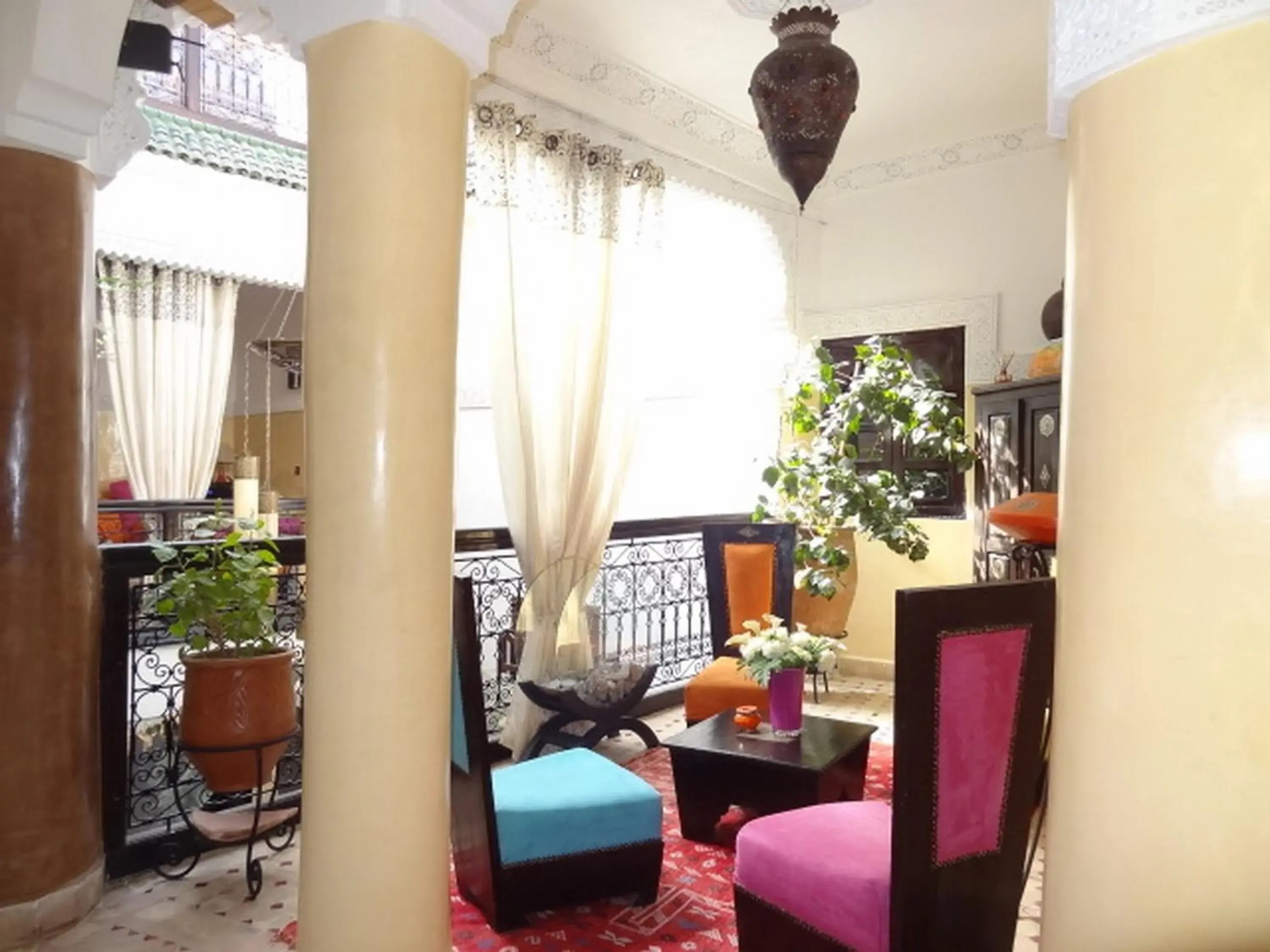 Living room in Riad Eloise