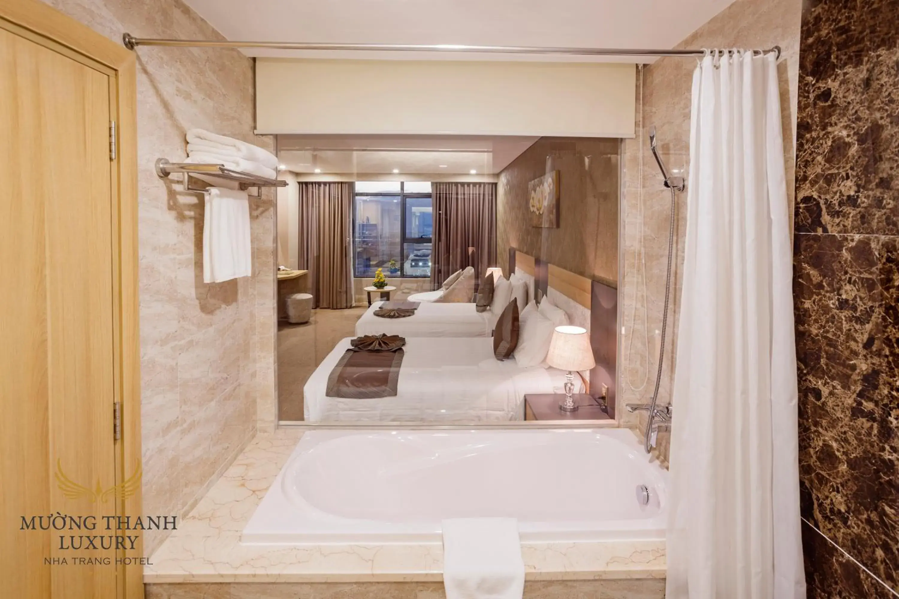 Bathroom in Muong Thanh Luxury Nha Trang Hotel