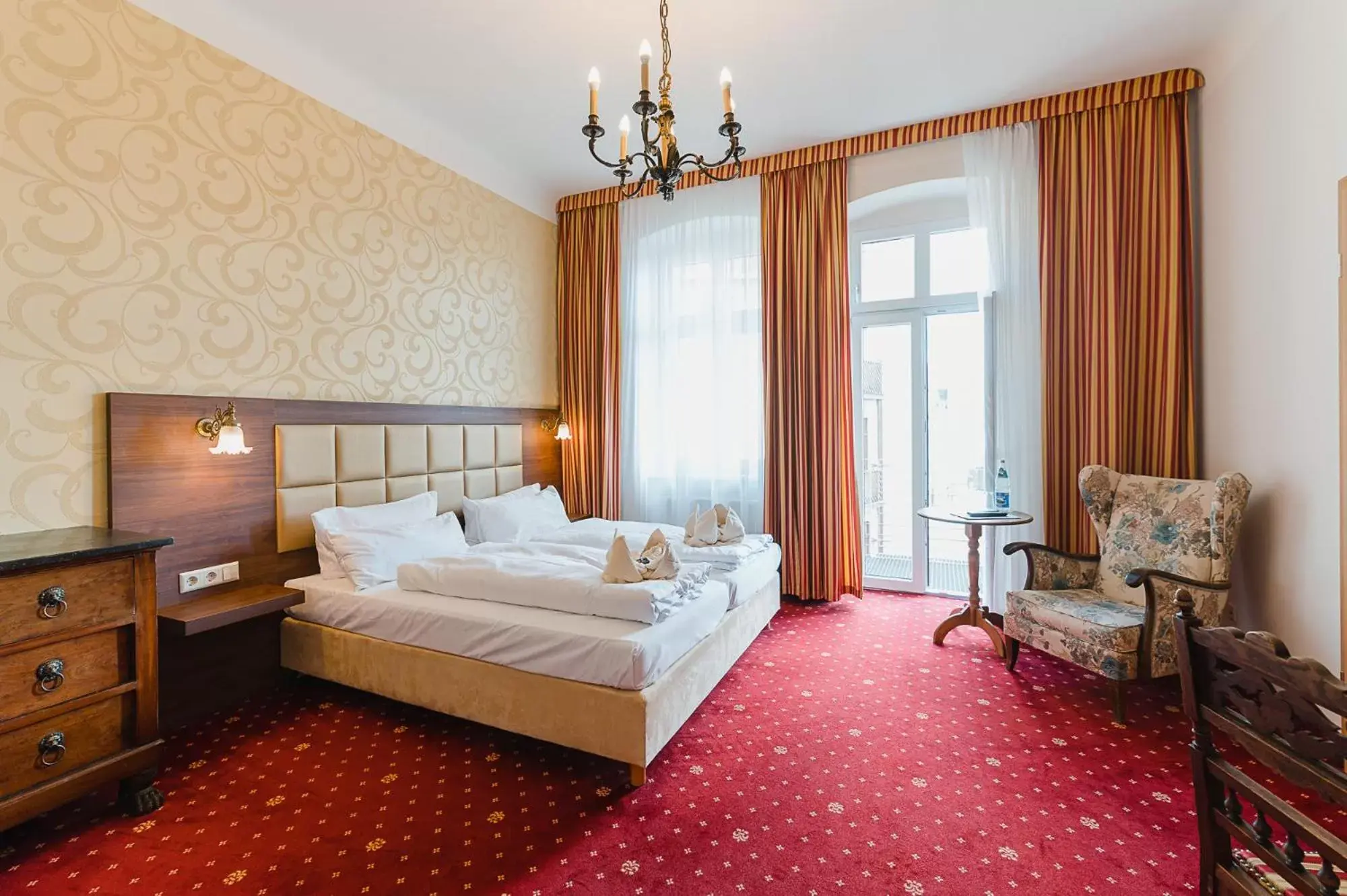 Bed in Hotel Alt Görlitz