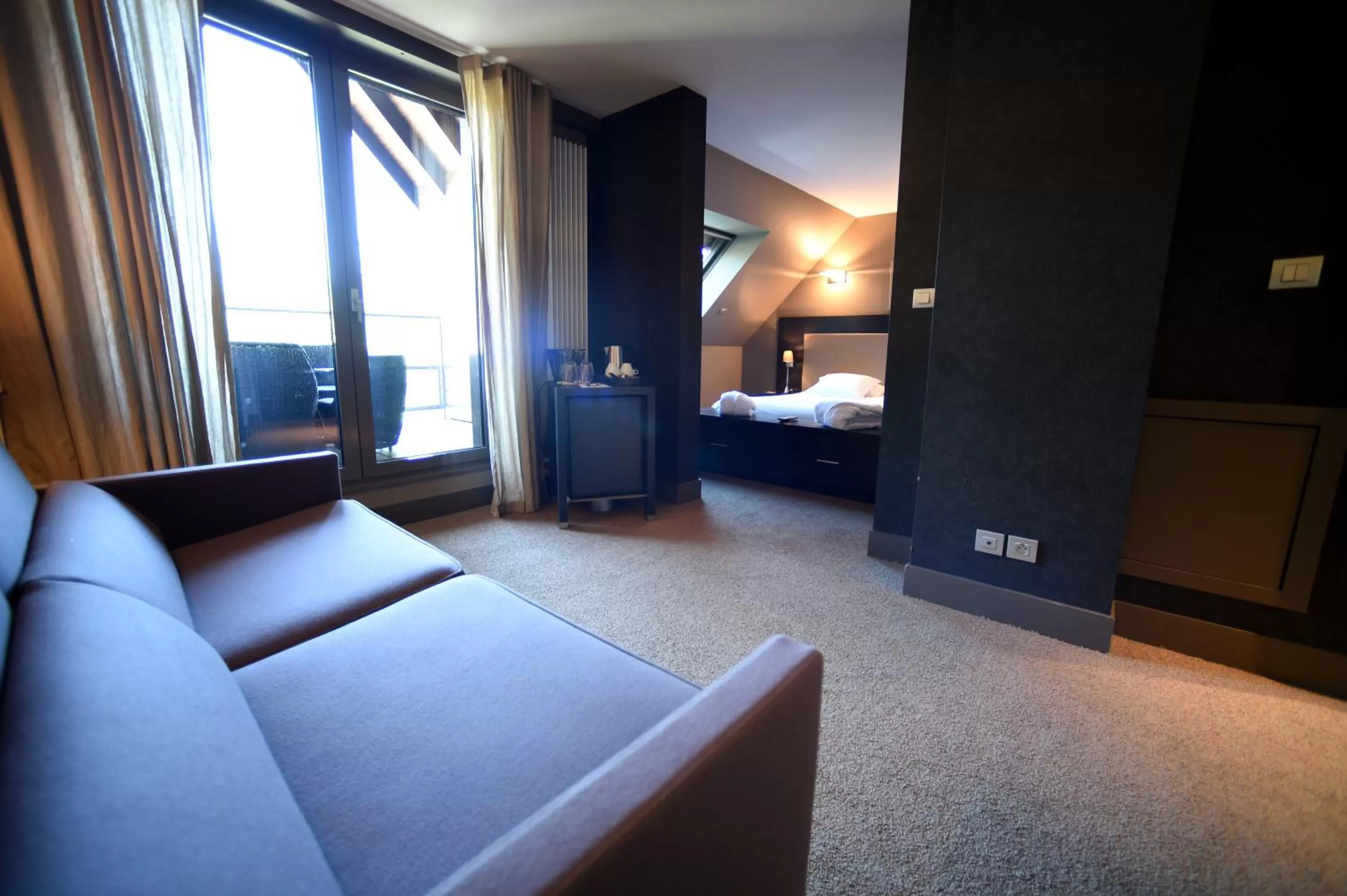 Bedroom, Bed in Hôtel Les Rives