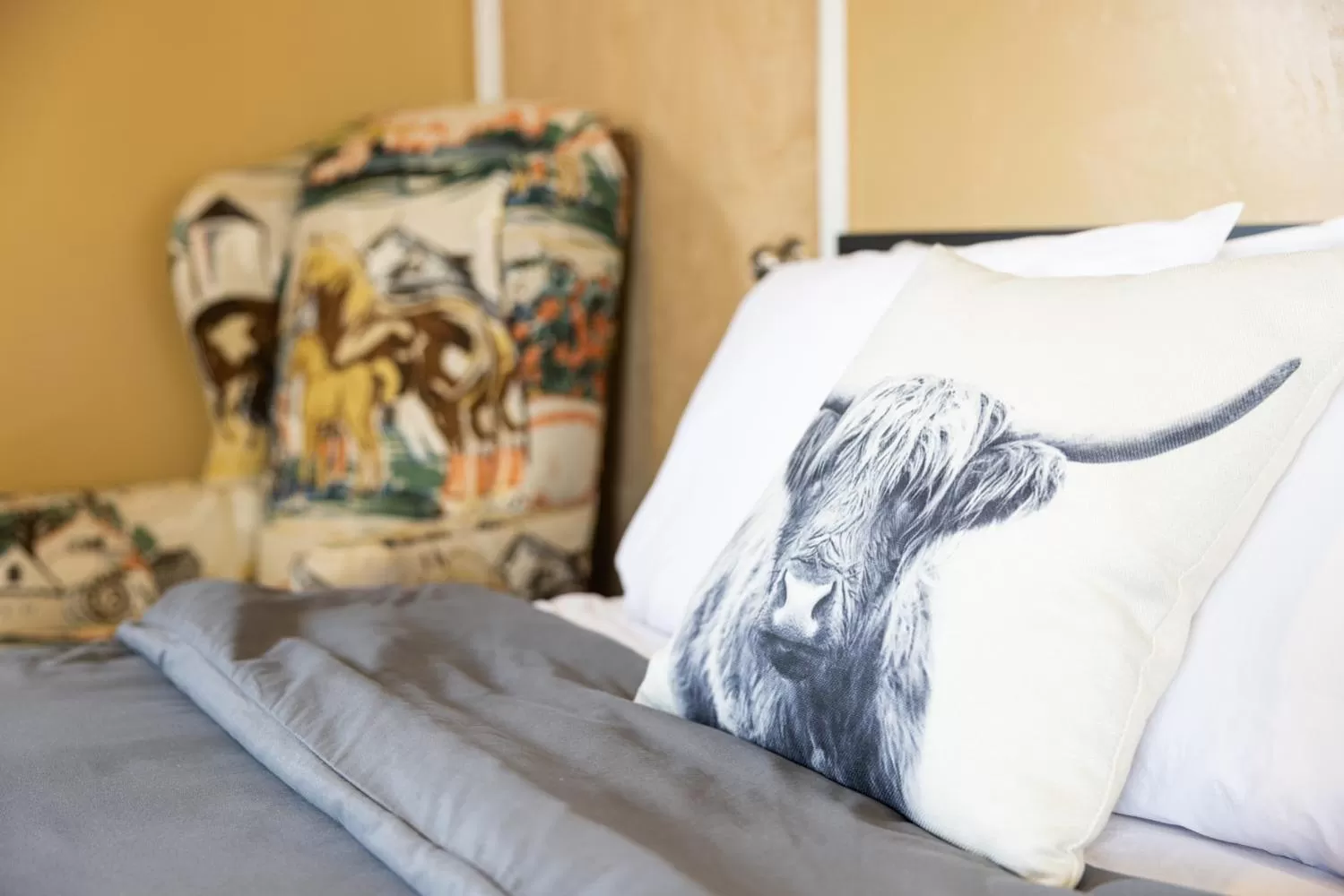 Bed in Lodge at Poncha Springs