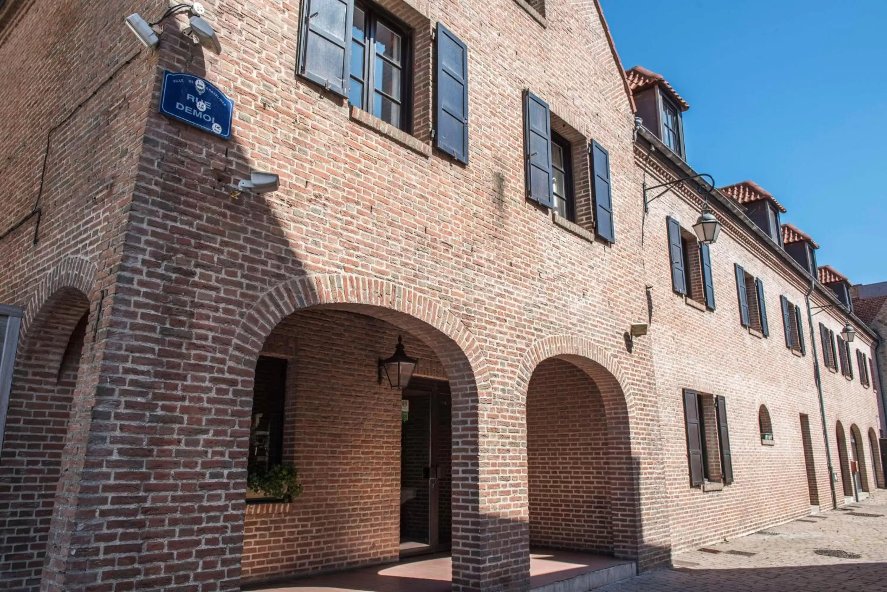 View (from property/room), Property Building in Logis hôtel du Beffroi Gravelines Dunkerque