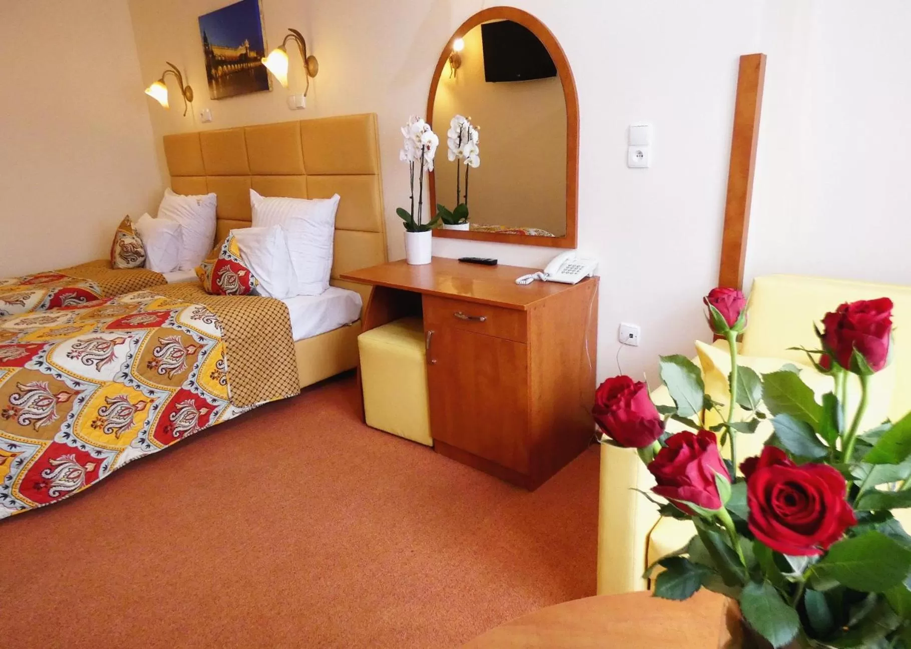 Bed in Aparthotel Adler