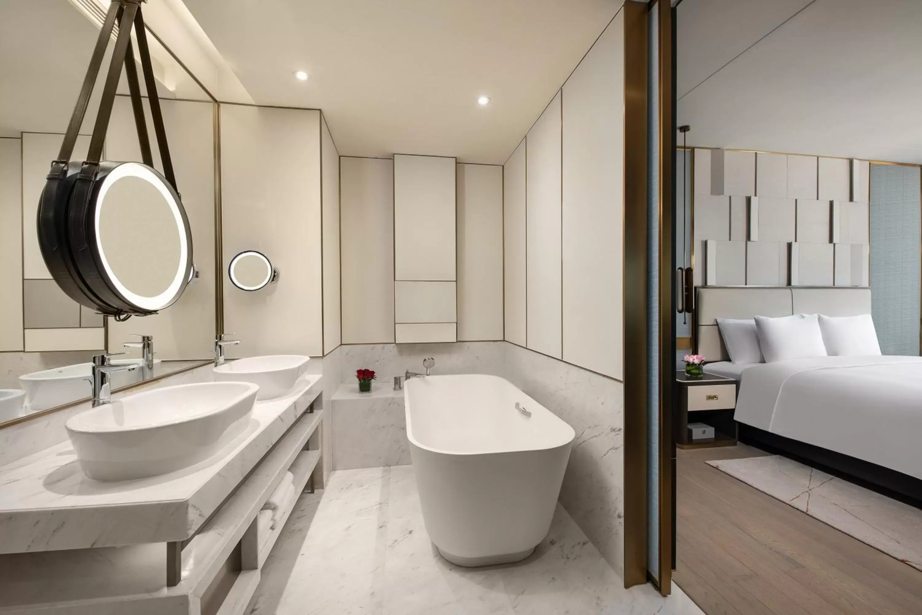 Bathroom in Crowne Plaza Shenzhen Nanshan, an IHG Hotel