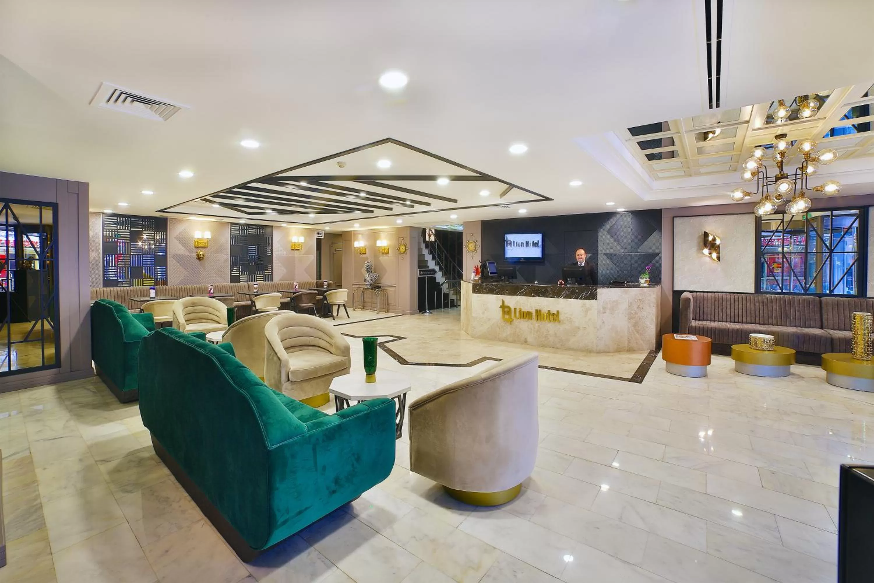 Lobby or reception in Four Sides Taksim Lion Hotel&Spa