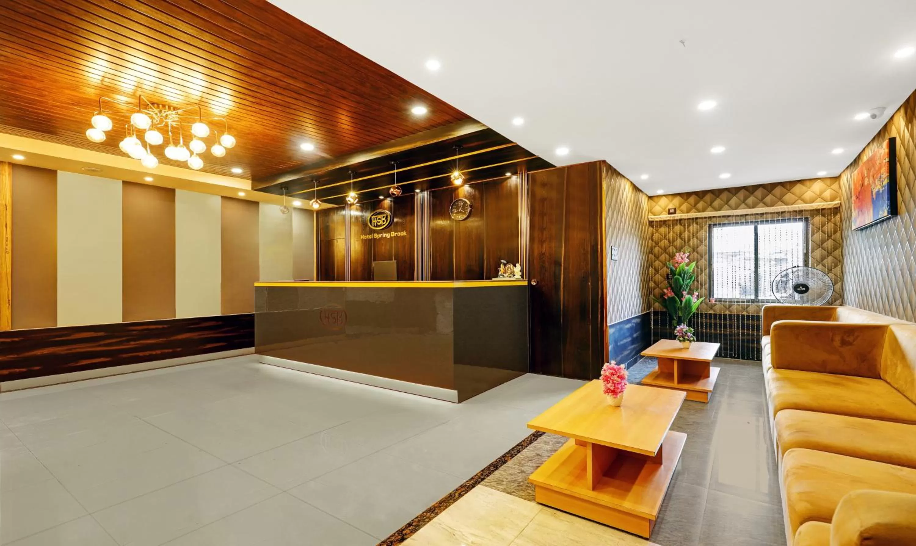 Lobby or reception in Treebo Spring Brook