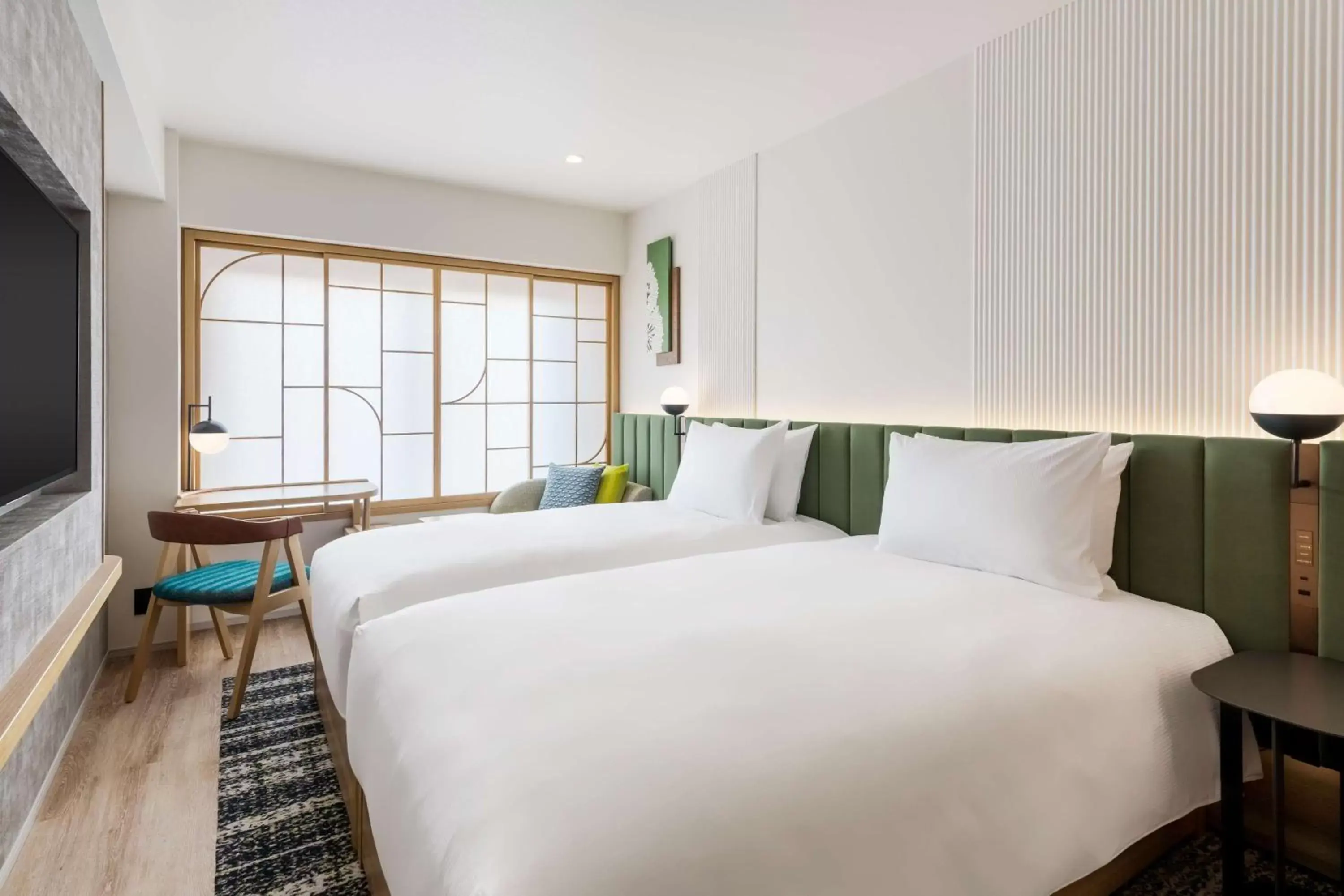 Twin Room in Hilton Garden Inn Kyoto Shijo Karasuma