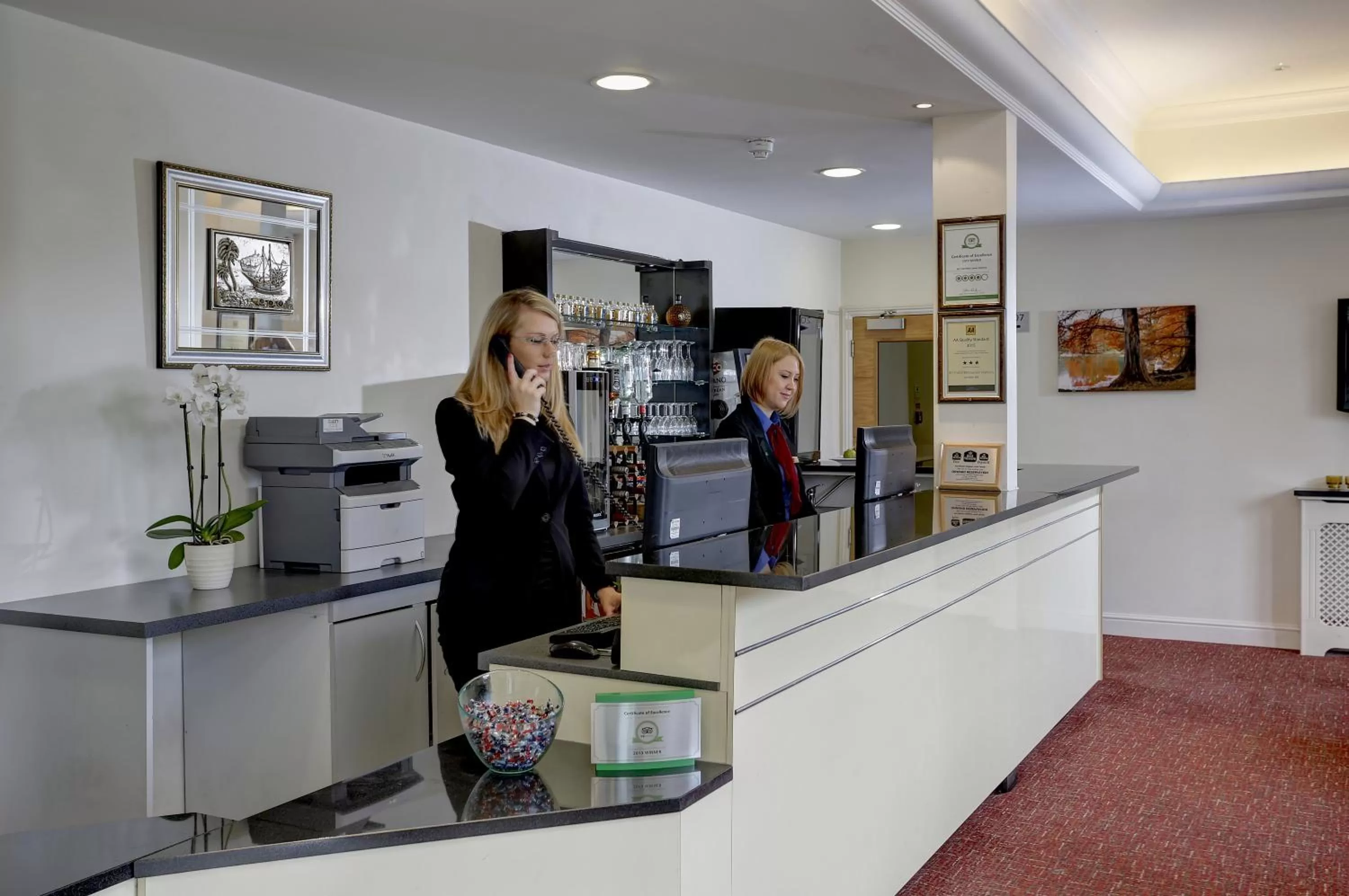 Staff in Best Western London Highbury