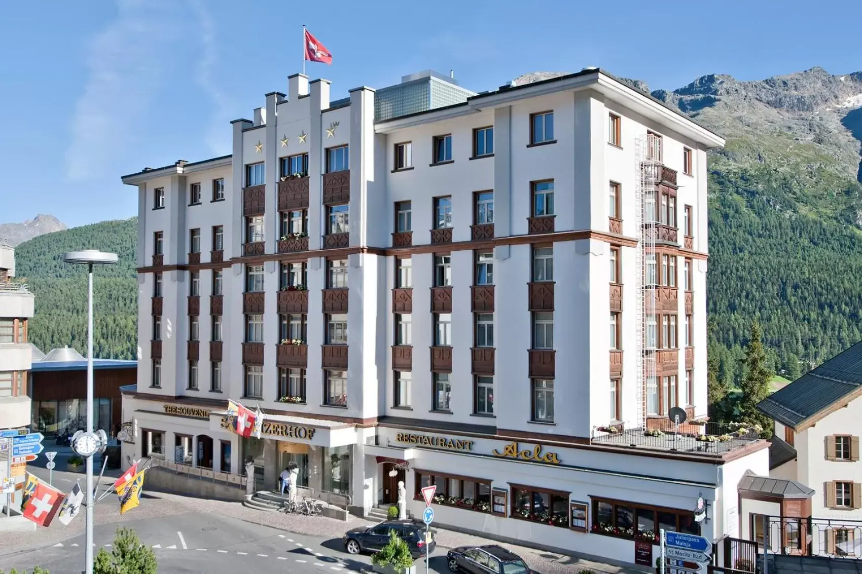 Property Building in Hotel Schweizerhof St. Moritz