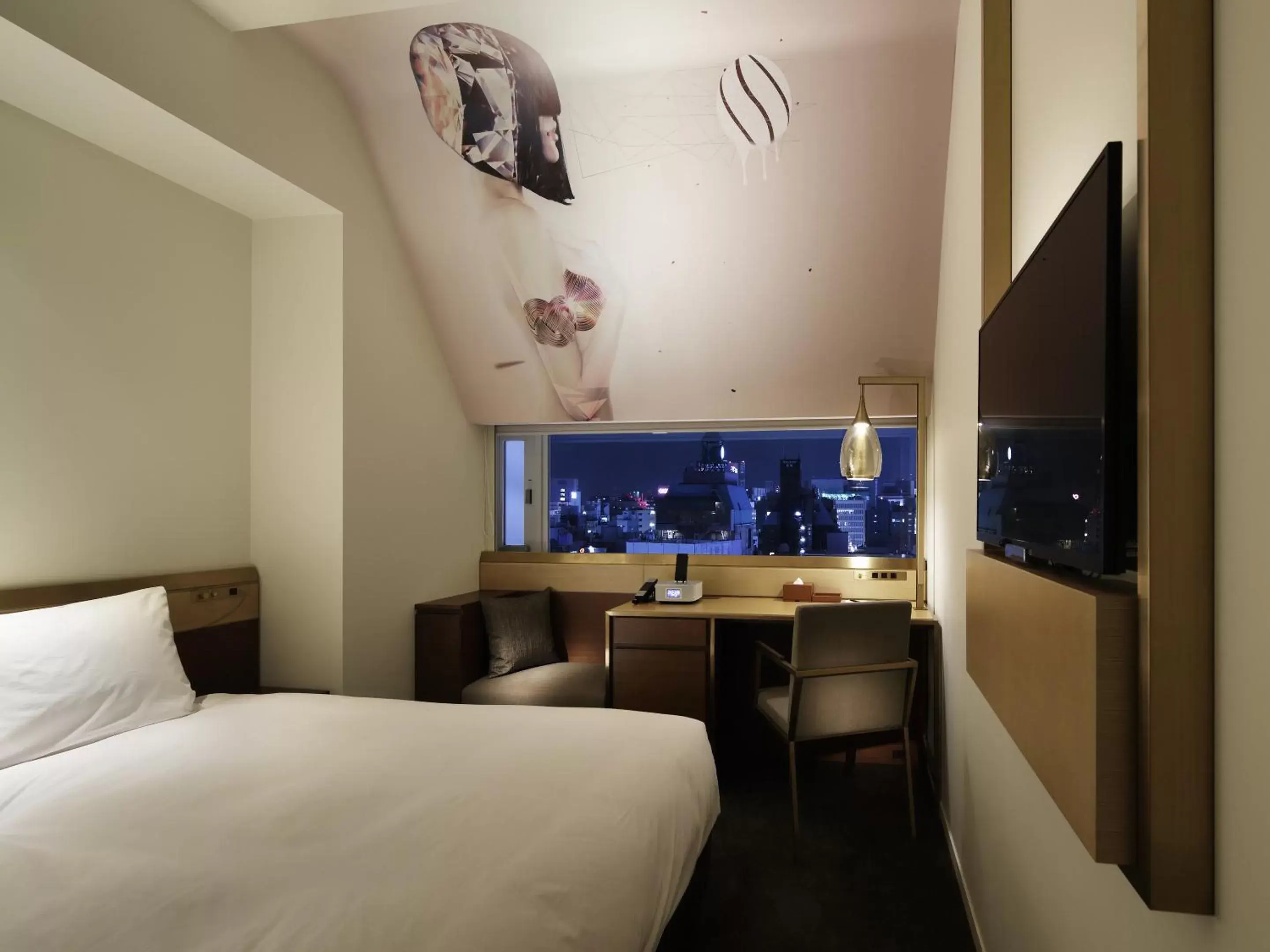 Photo of the whole room in Shinjuku Granbell Hotel