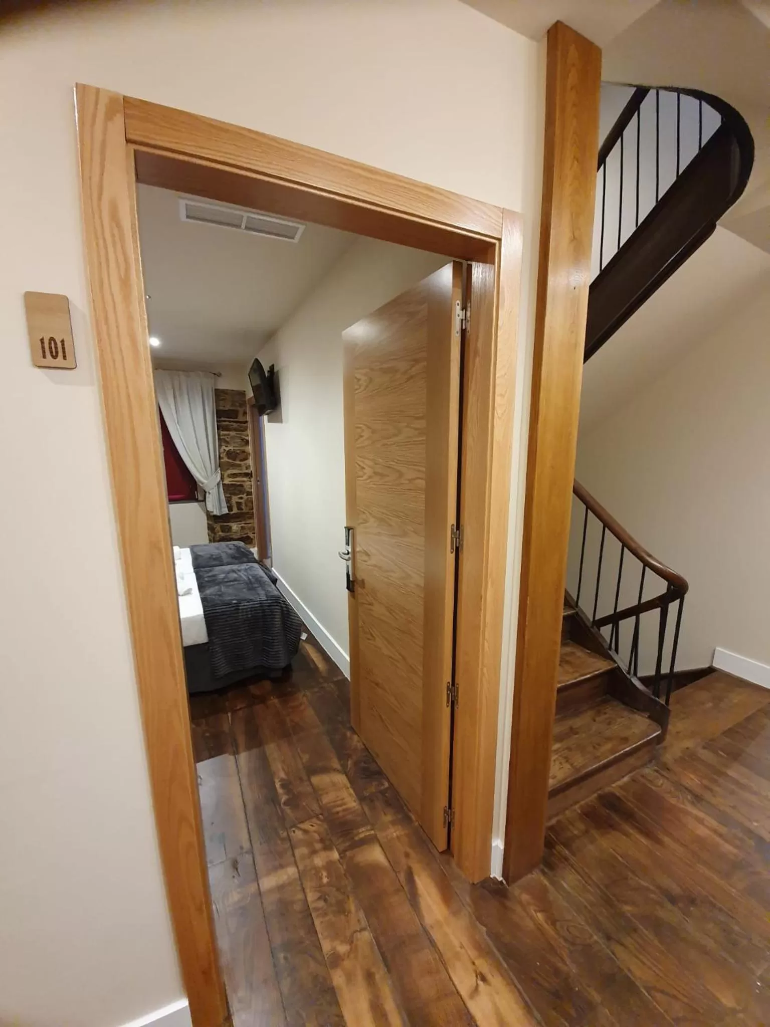 Bed in Albergue Casa Cuartel