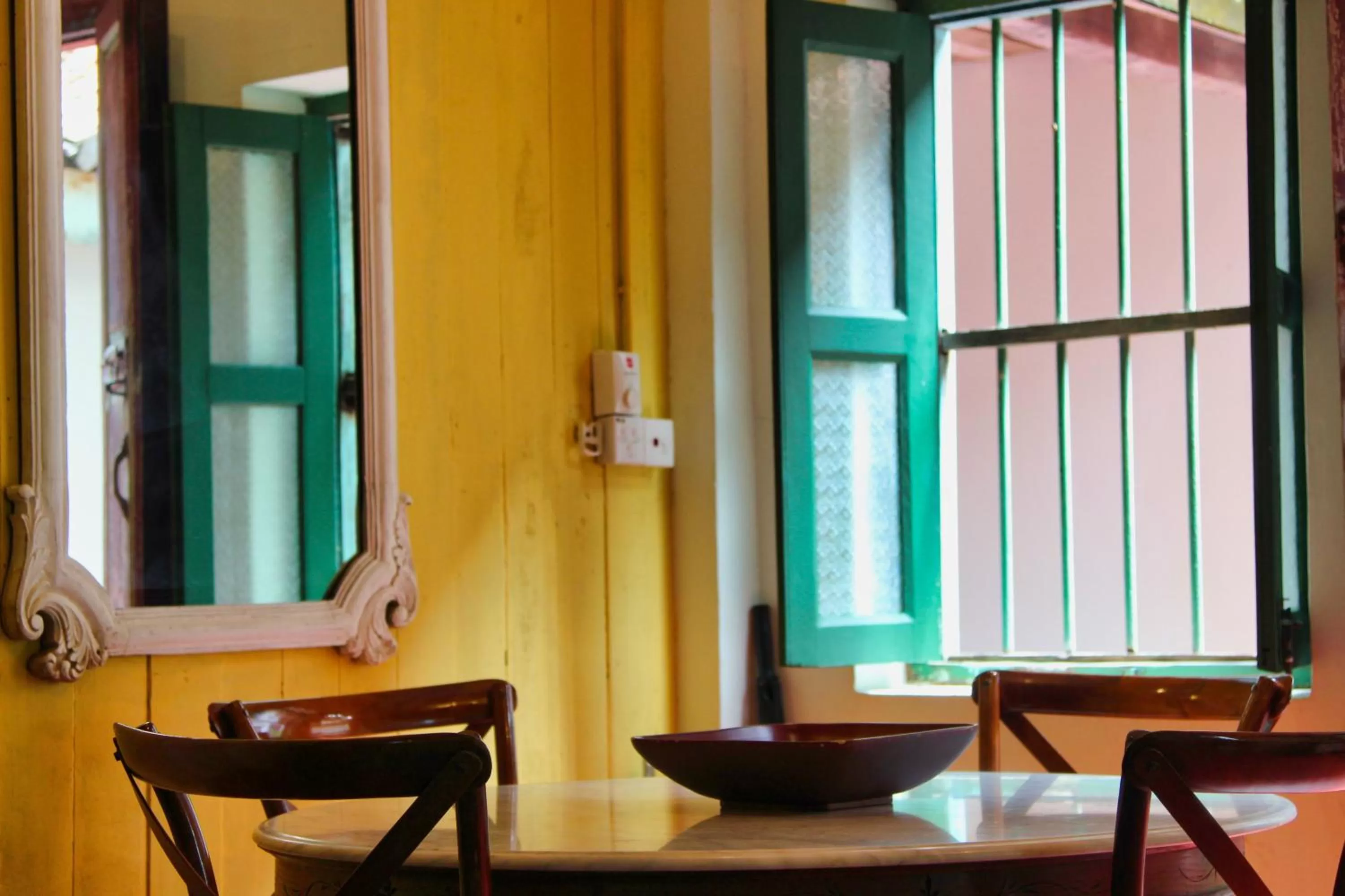 Seating area in Temple Tree Resort