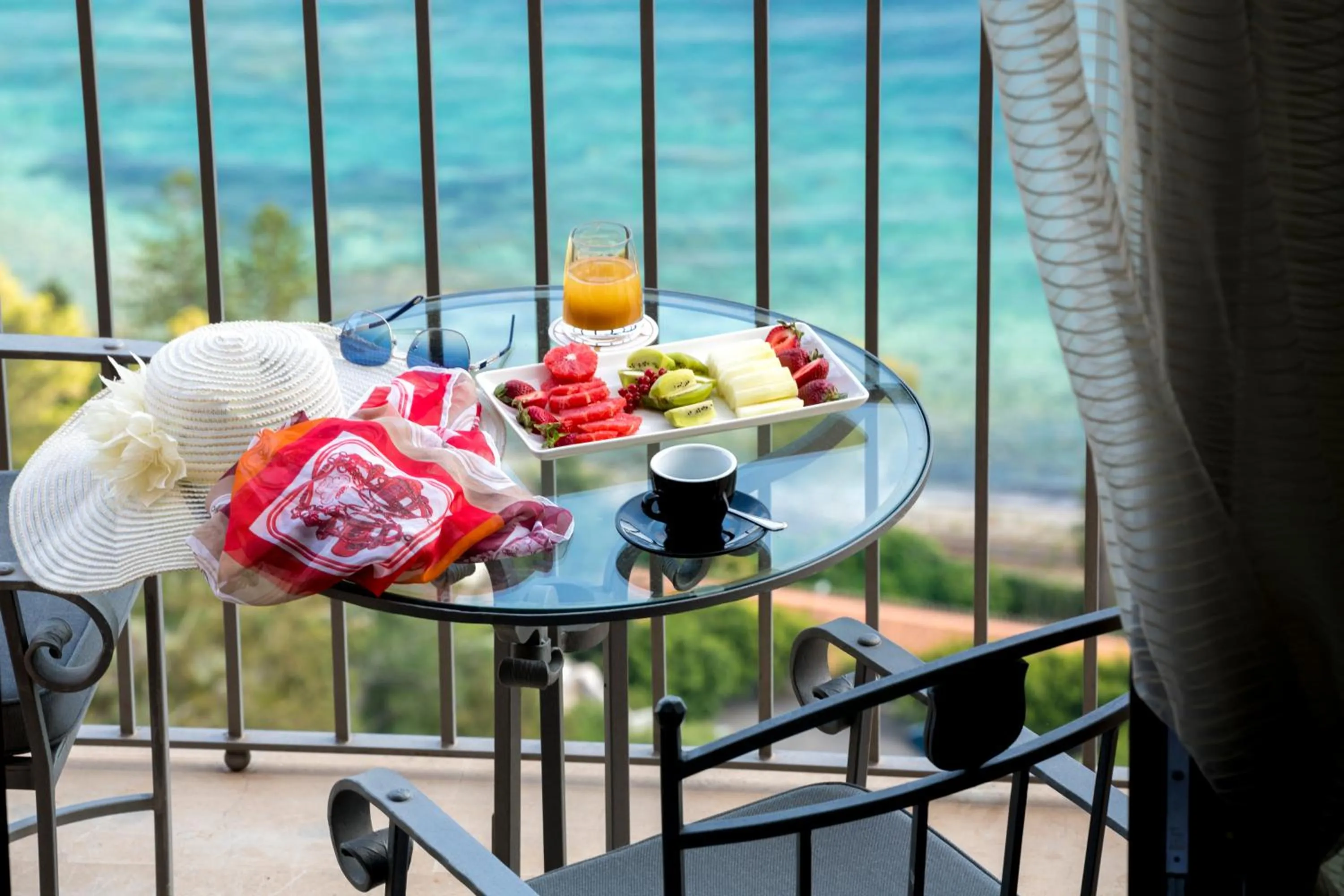 Balcony/Terrace in Hotel Metropole Taormina
