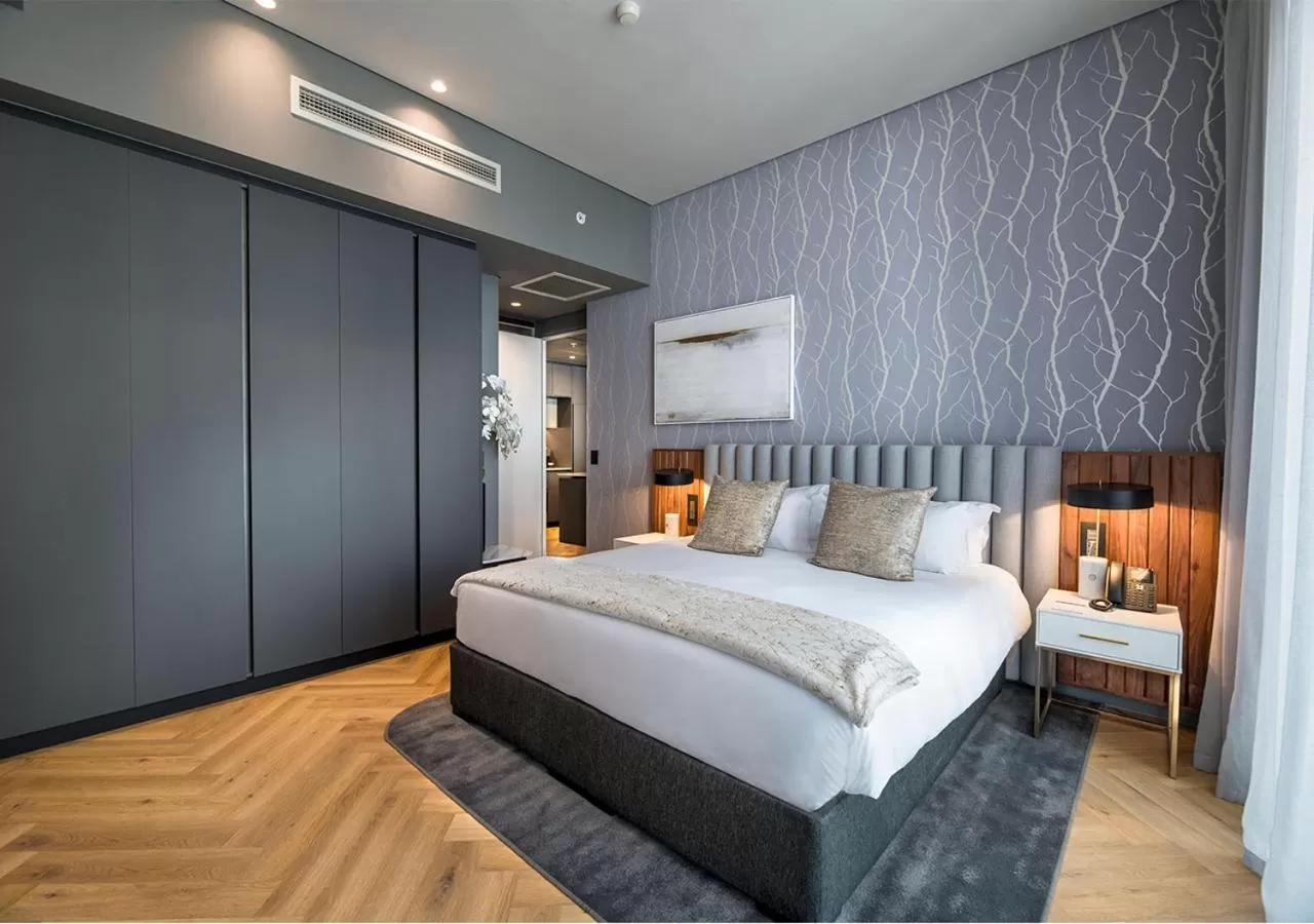 wardrobe, Bed in The Rockefeller Hotel by NEWMARK