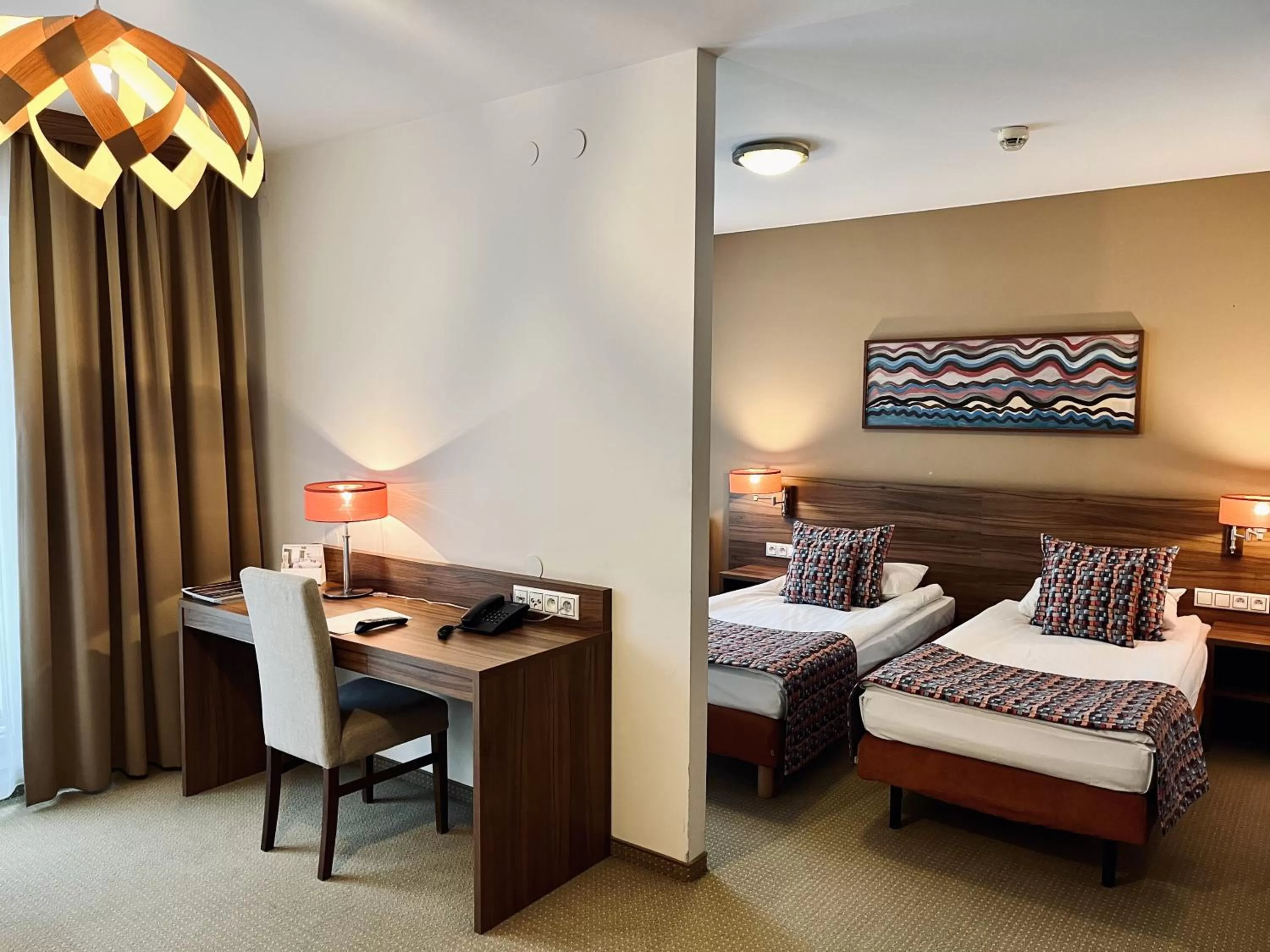 Bed in Arche Hotel Puławska Residence Warszawa