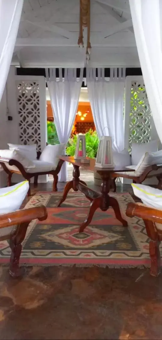 Seating Area in African House Resort