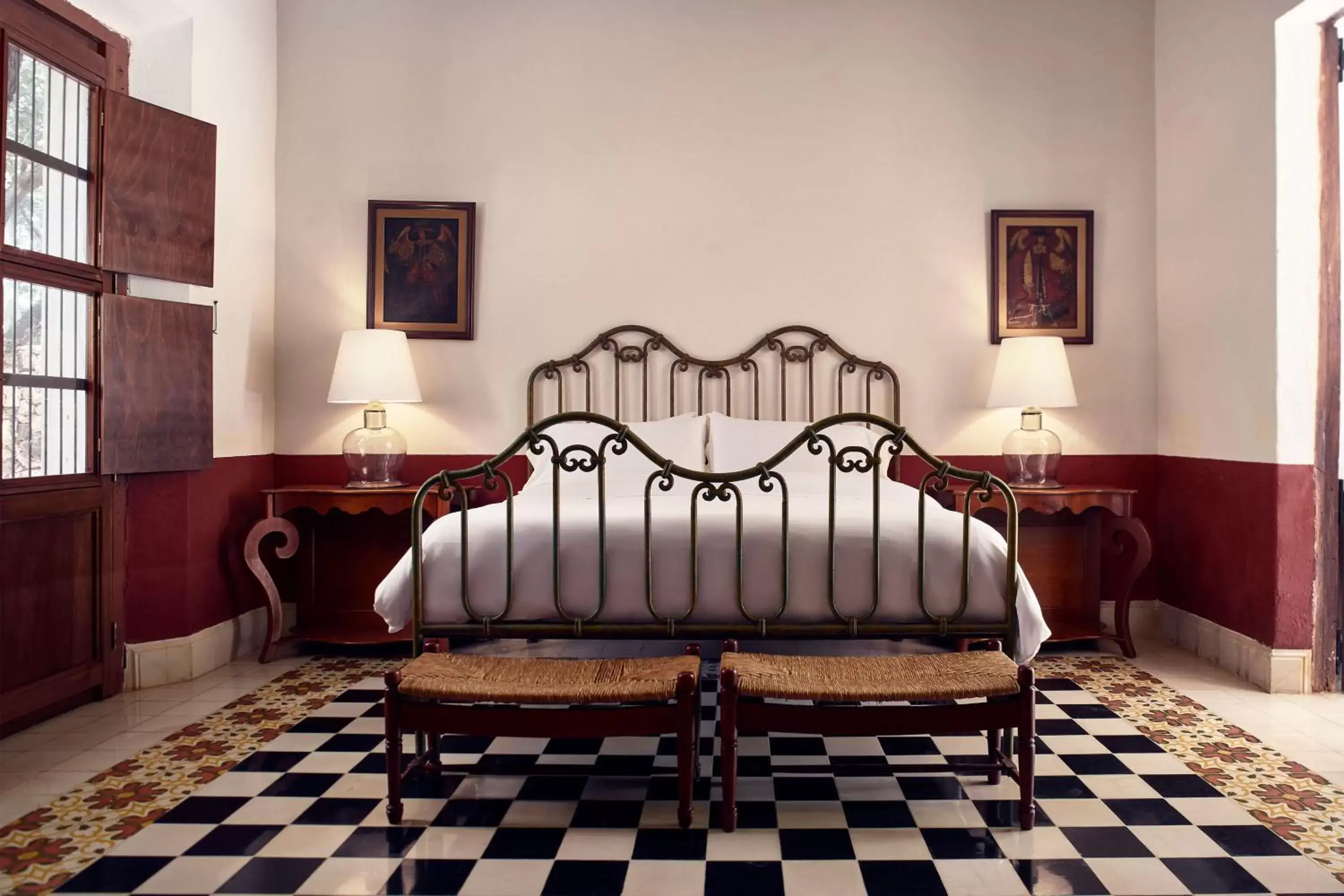 Bed in Hacienda Temozon Sur Bed in Hacienda Temozon Sur