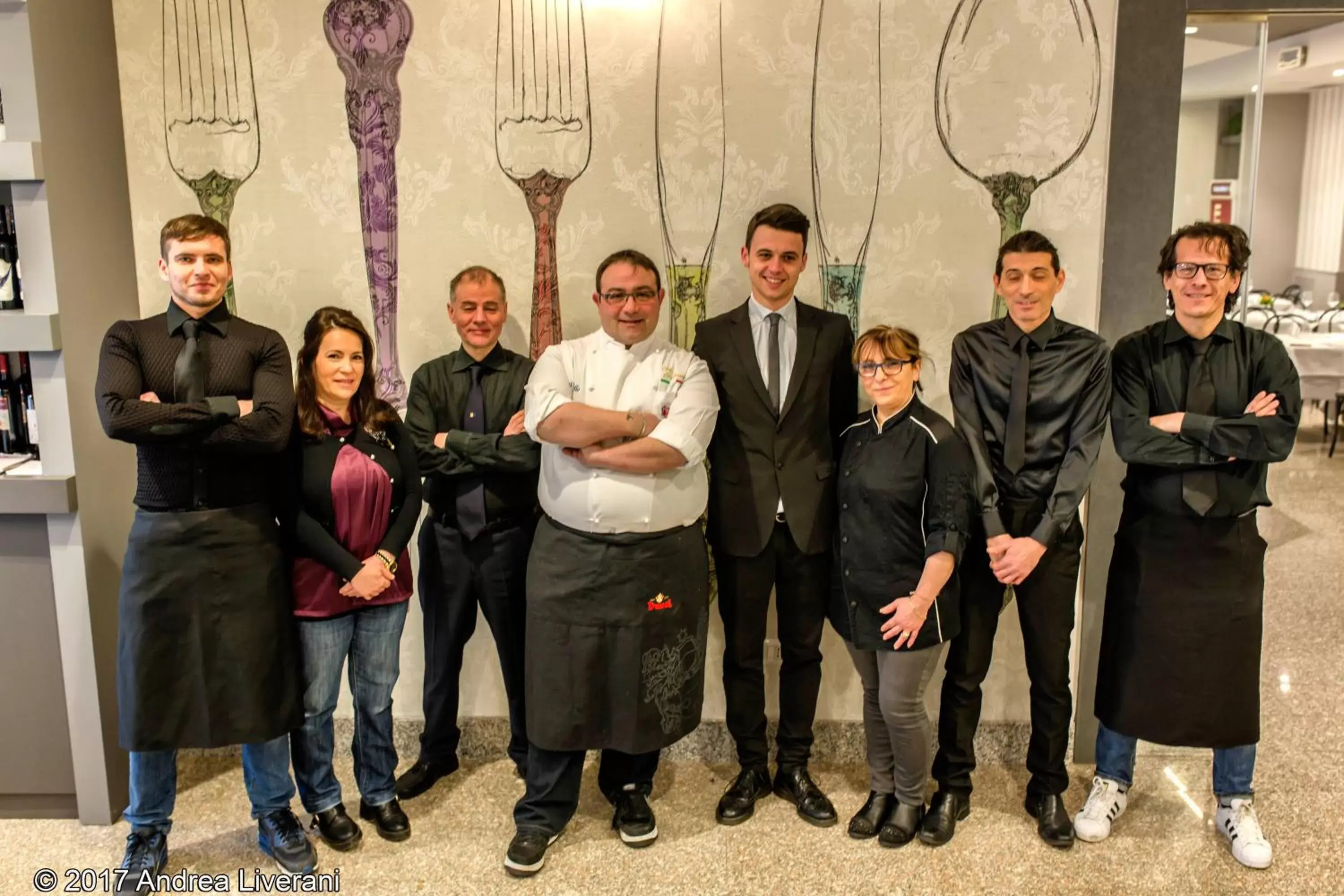 Restaurant/places to eat, Staff in Hotel Donatello Imola