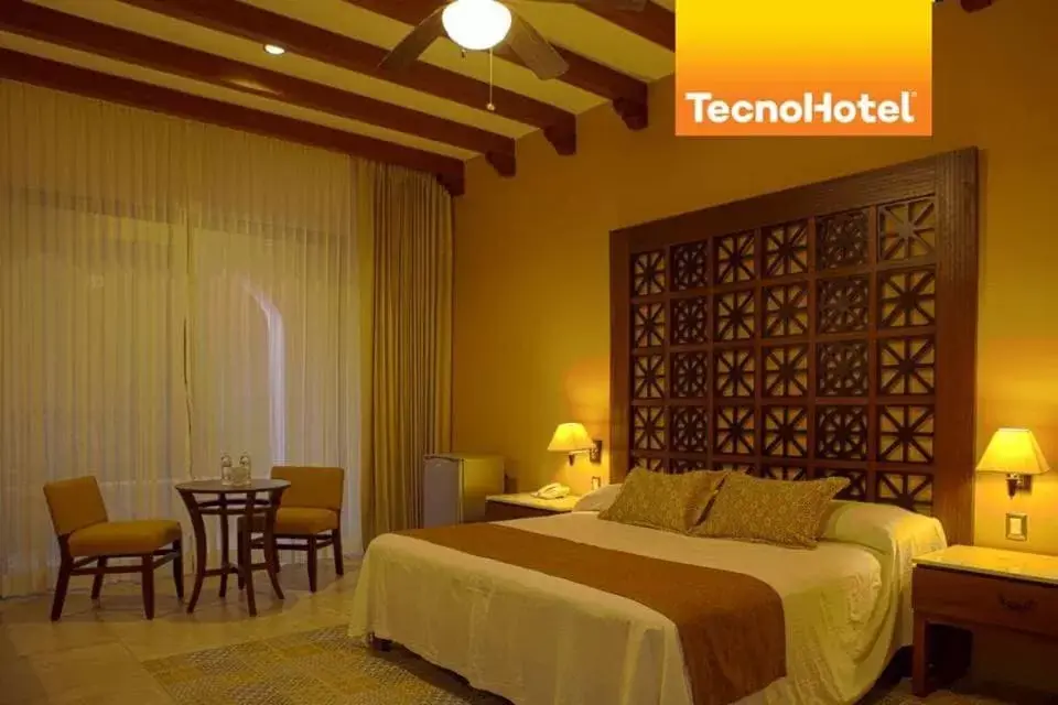 Bed in TecnoHotel Valladolid