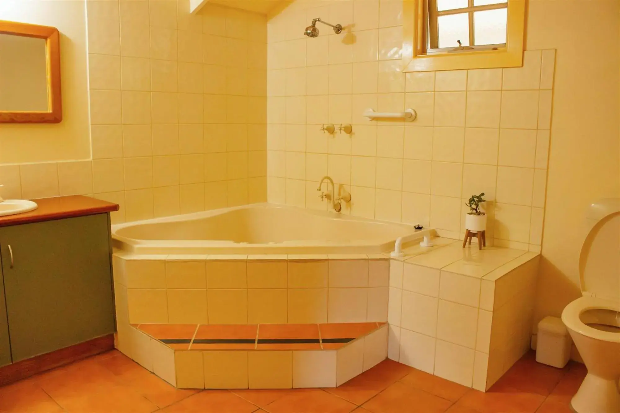 Bathroom in Kalimna Woods Cottages