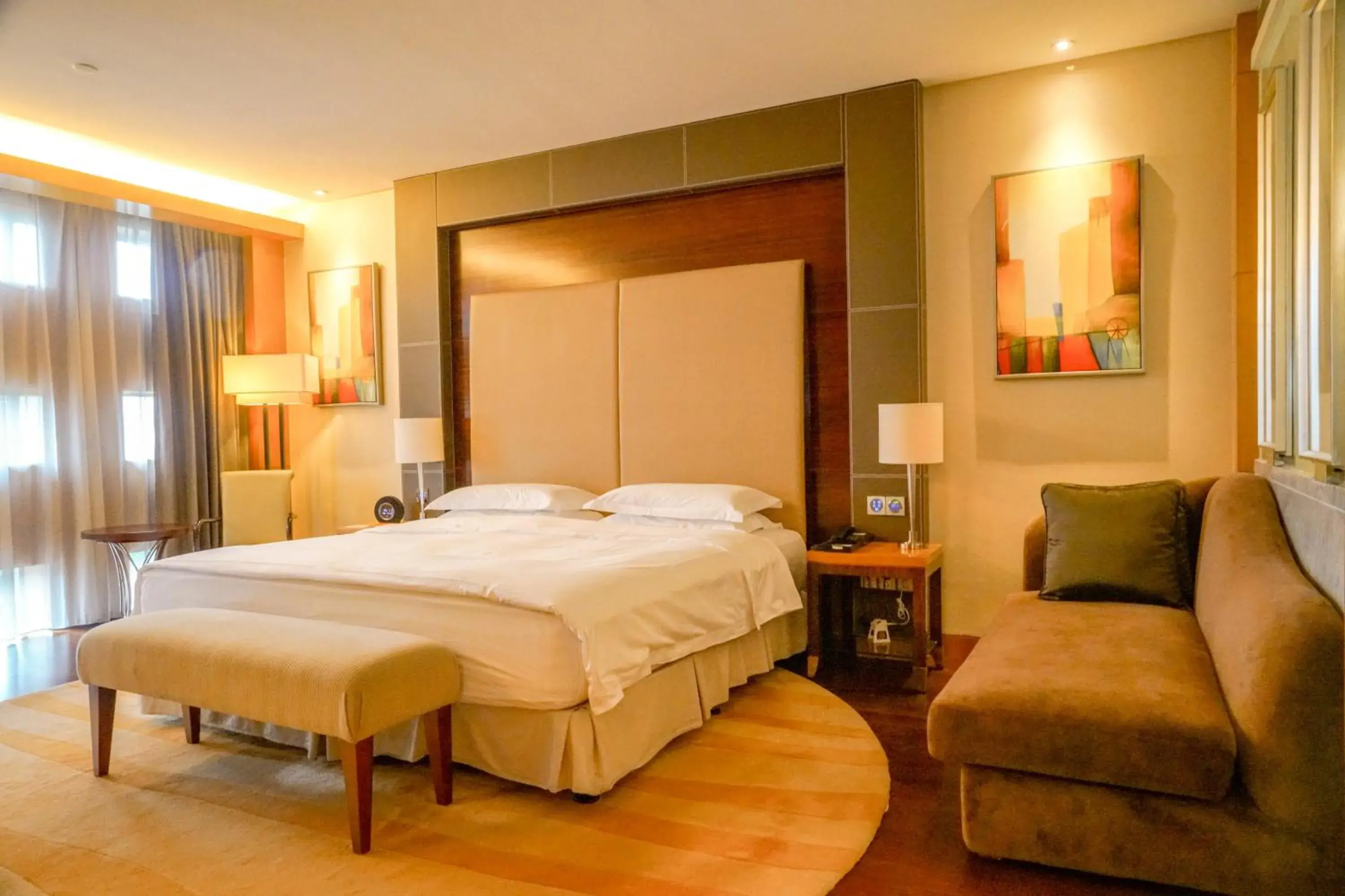 Bed in Hyatt Regency Dongguan Bed in Hyatt Regency Dongguan