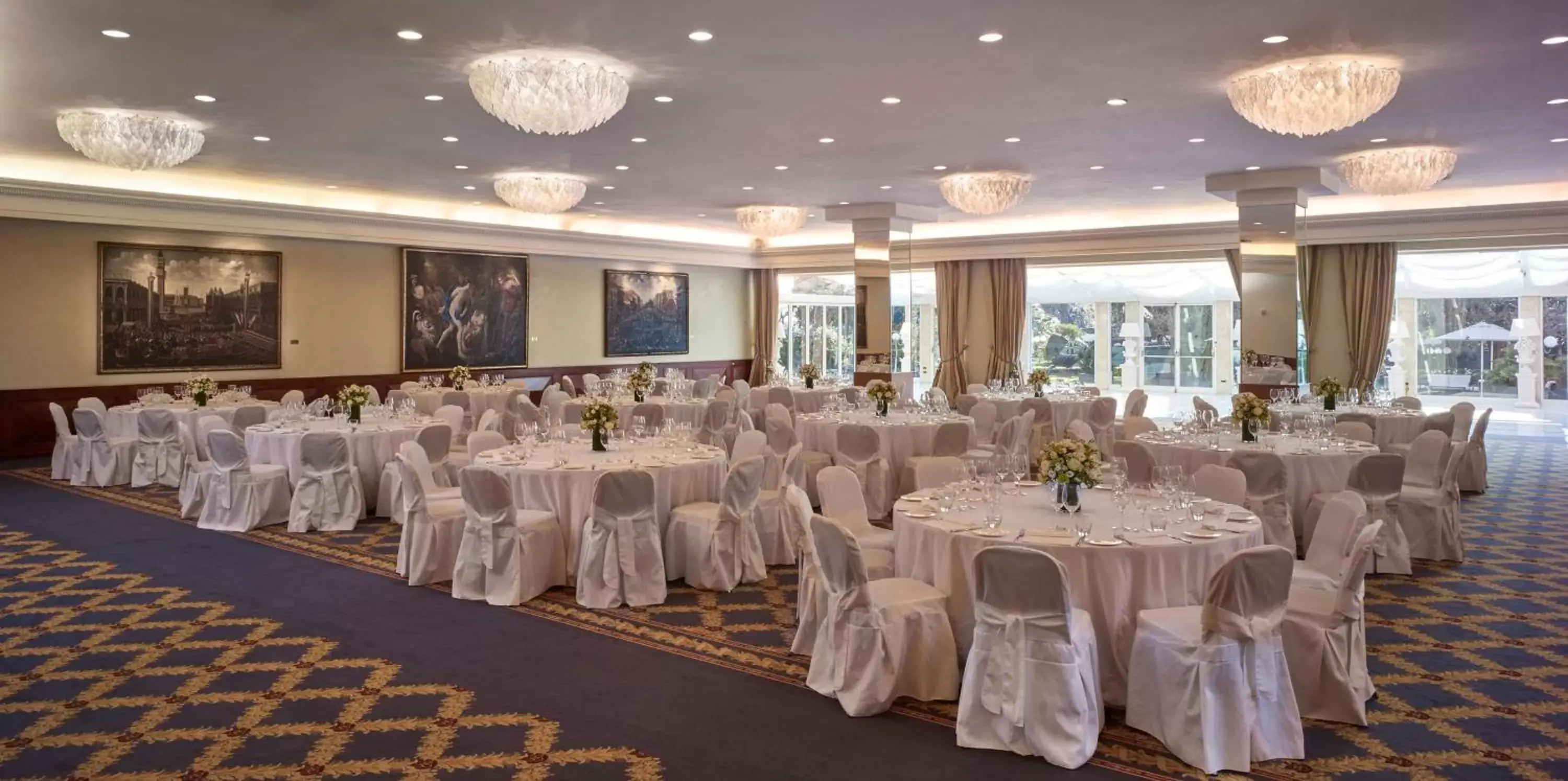Meeting/conference room, Banquet Facilities in Rome Cavalieri, A Waldorf Astoria Hotel