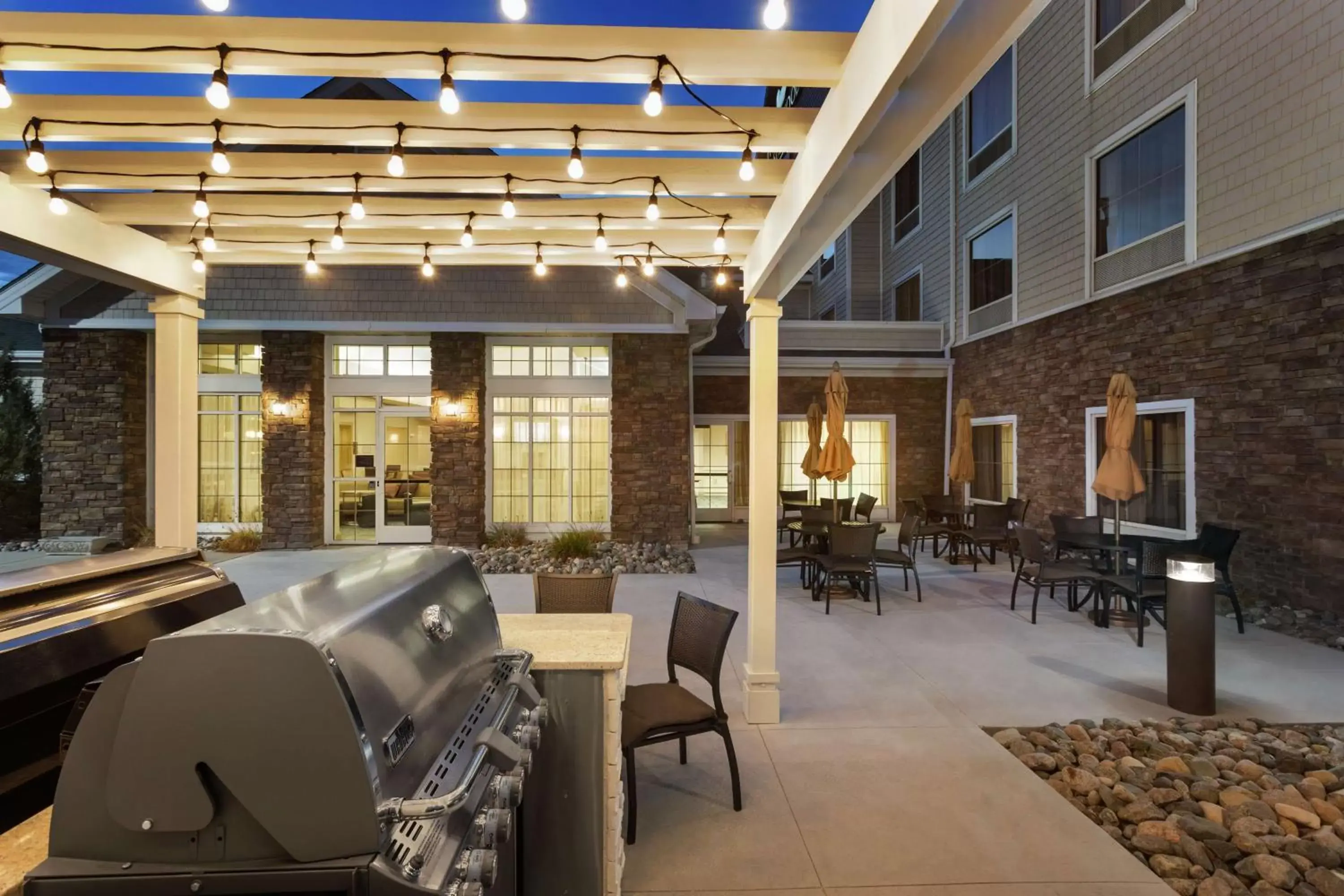 Patio in Homewood Suites by Hilton Fargo