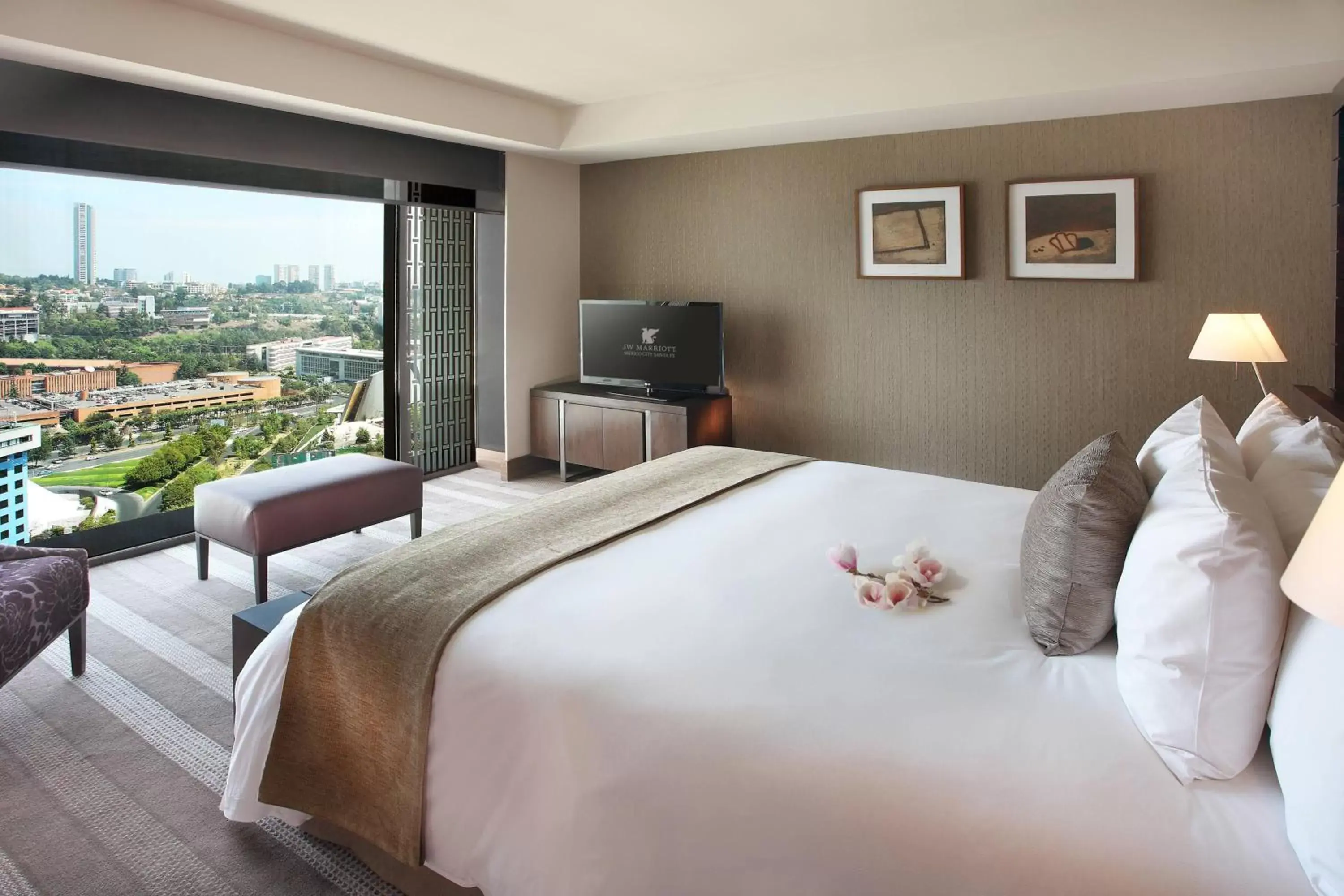 Bedroom, Bed in JW Marriott Hotel Mexico City Santa Fe
