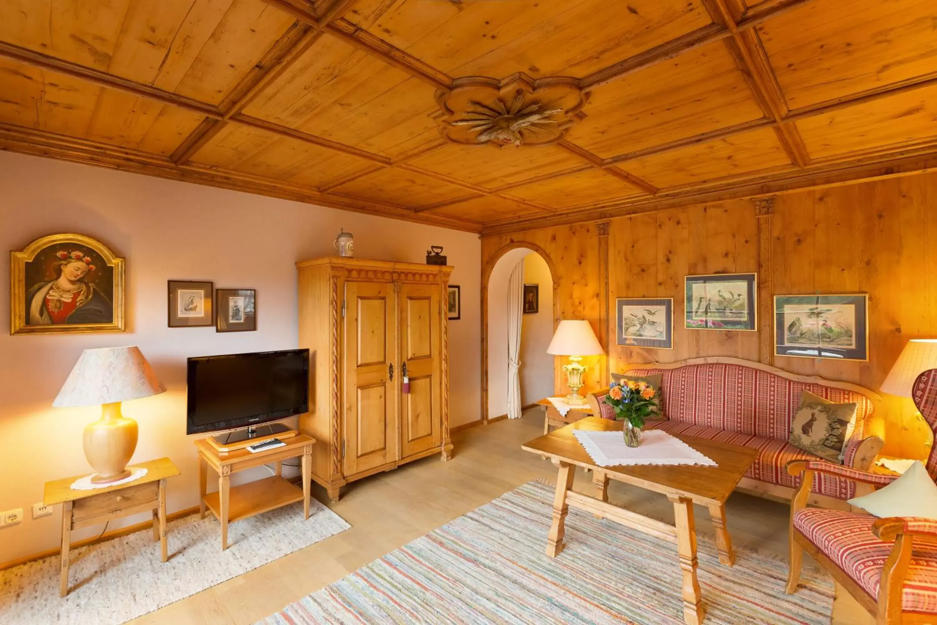 Living room, Seating Area in Reindl's Partenkirchener Hof