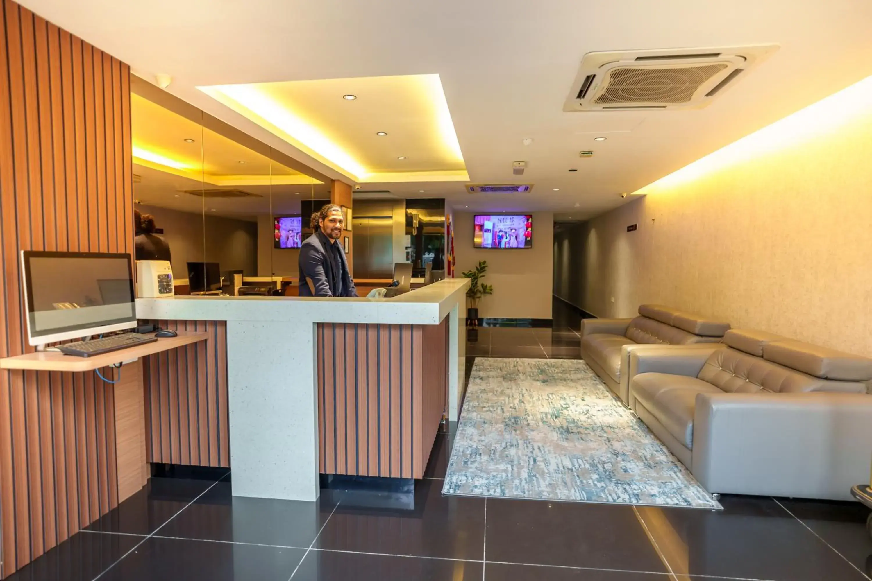 Staff, Lobby/Reception in Euro Life Hotel @ KL Sentral