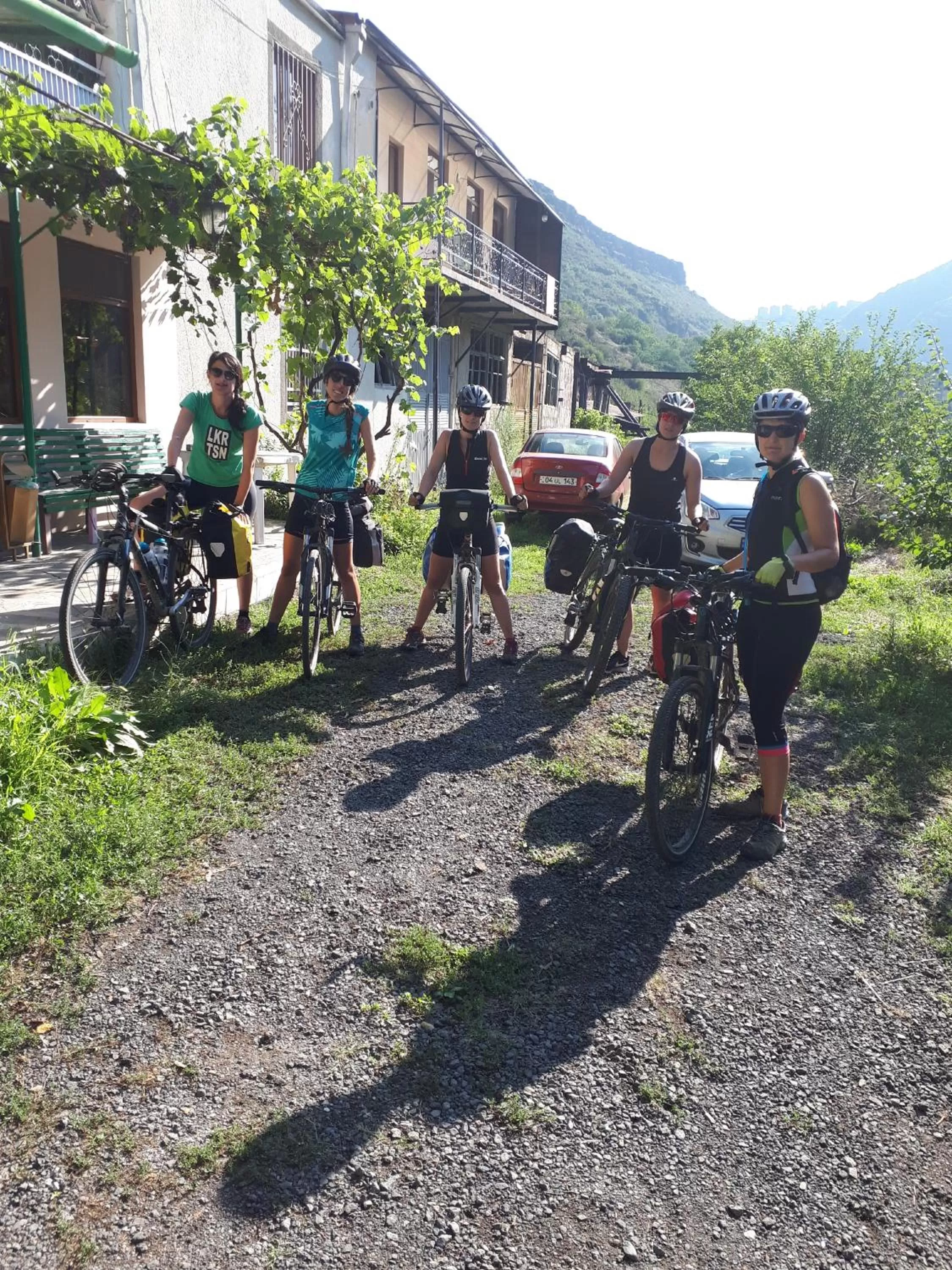 Cycling in IRIS B&B in DEBED CANYON