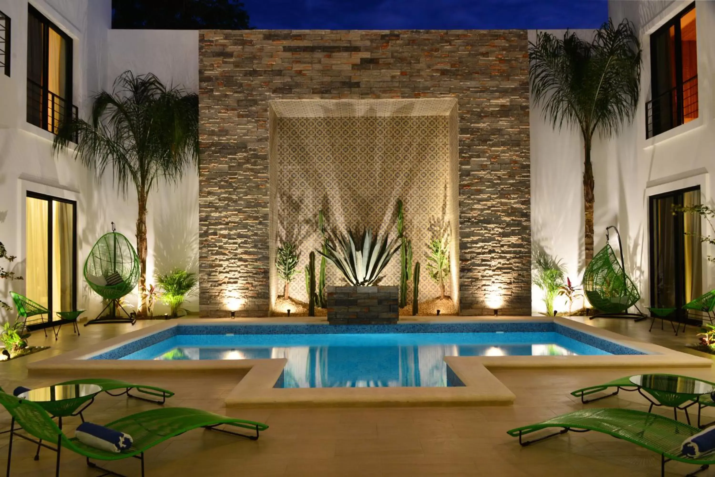 Patio, Swimming Pool in Elements Tulum Boutique Hotel