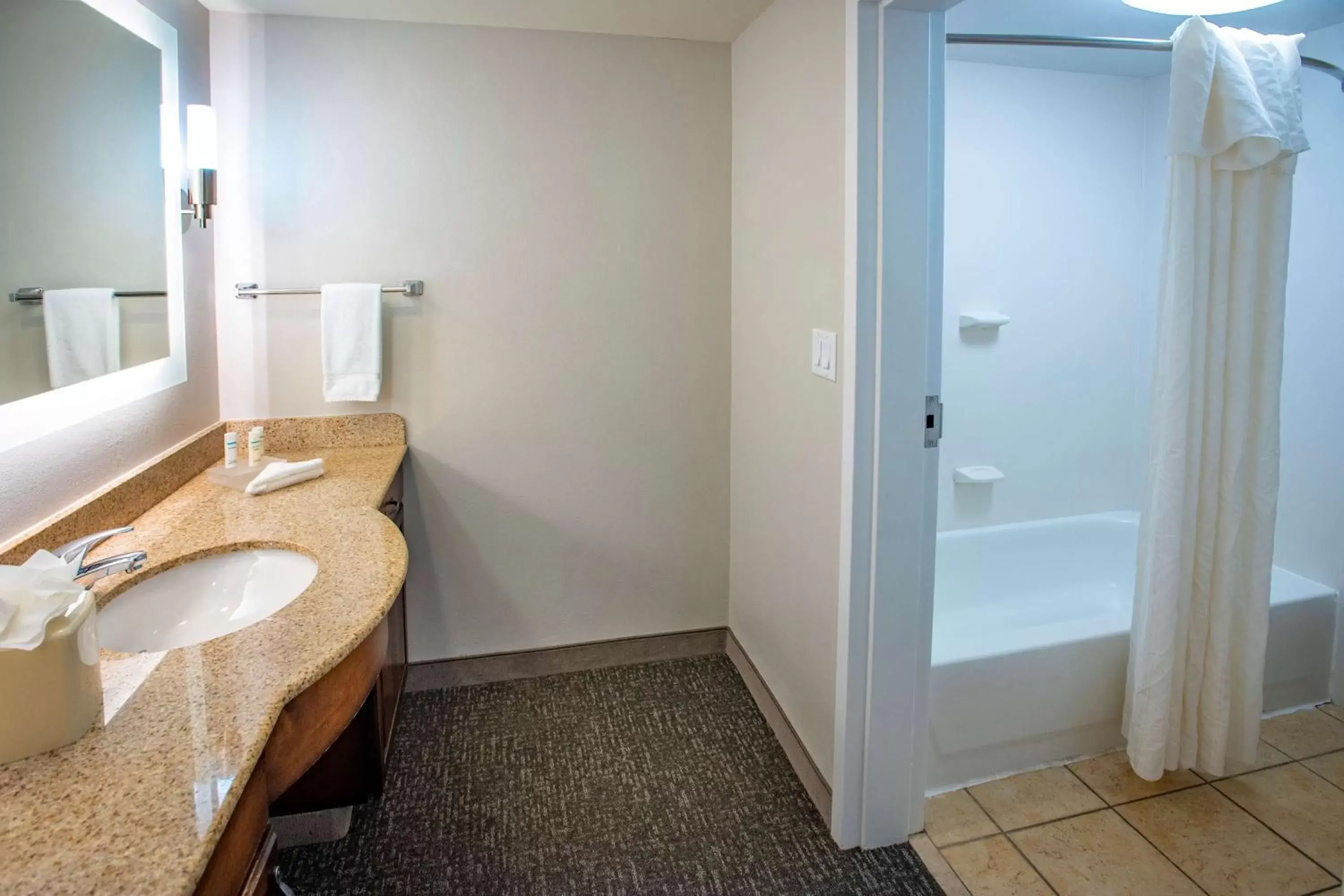 Bathroom in Homewood Suites by Hilton Pensacola Airport-Cordova Mall Area