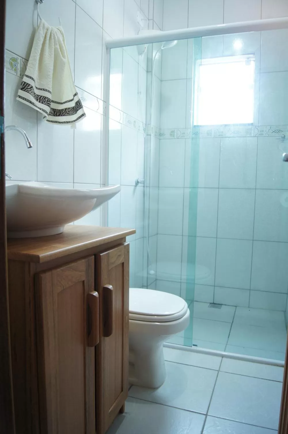 Bathroom in Pousada Pegadas na Areia