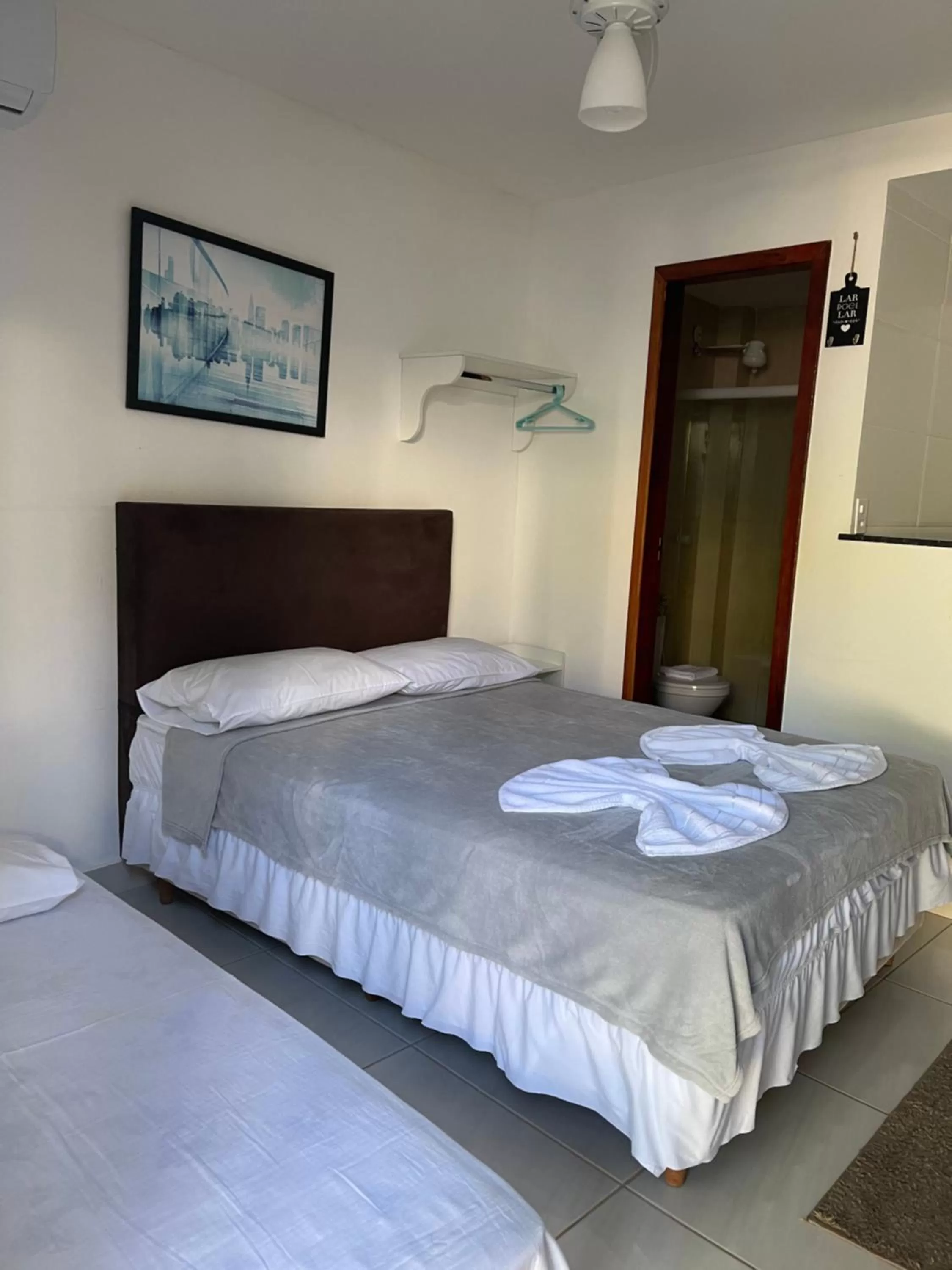 Bed in Pousada Casa Serra Alves