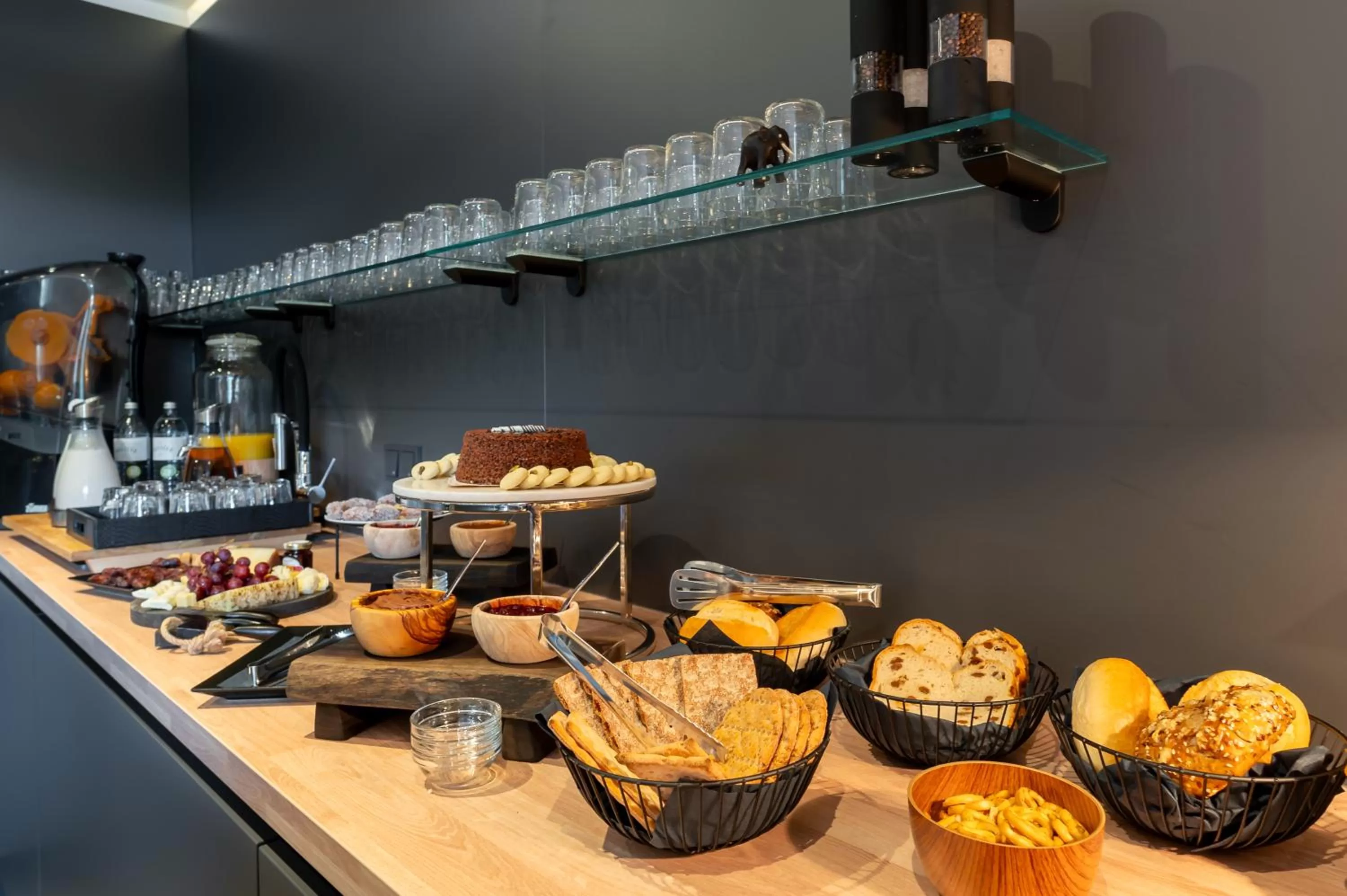 Buffet breakfast in Sellmann´s Boutique Hotel