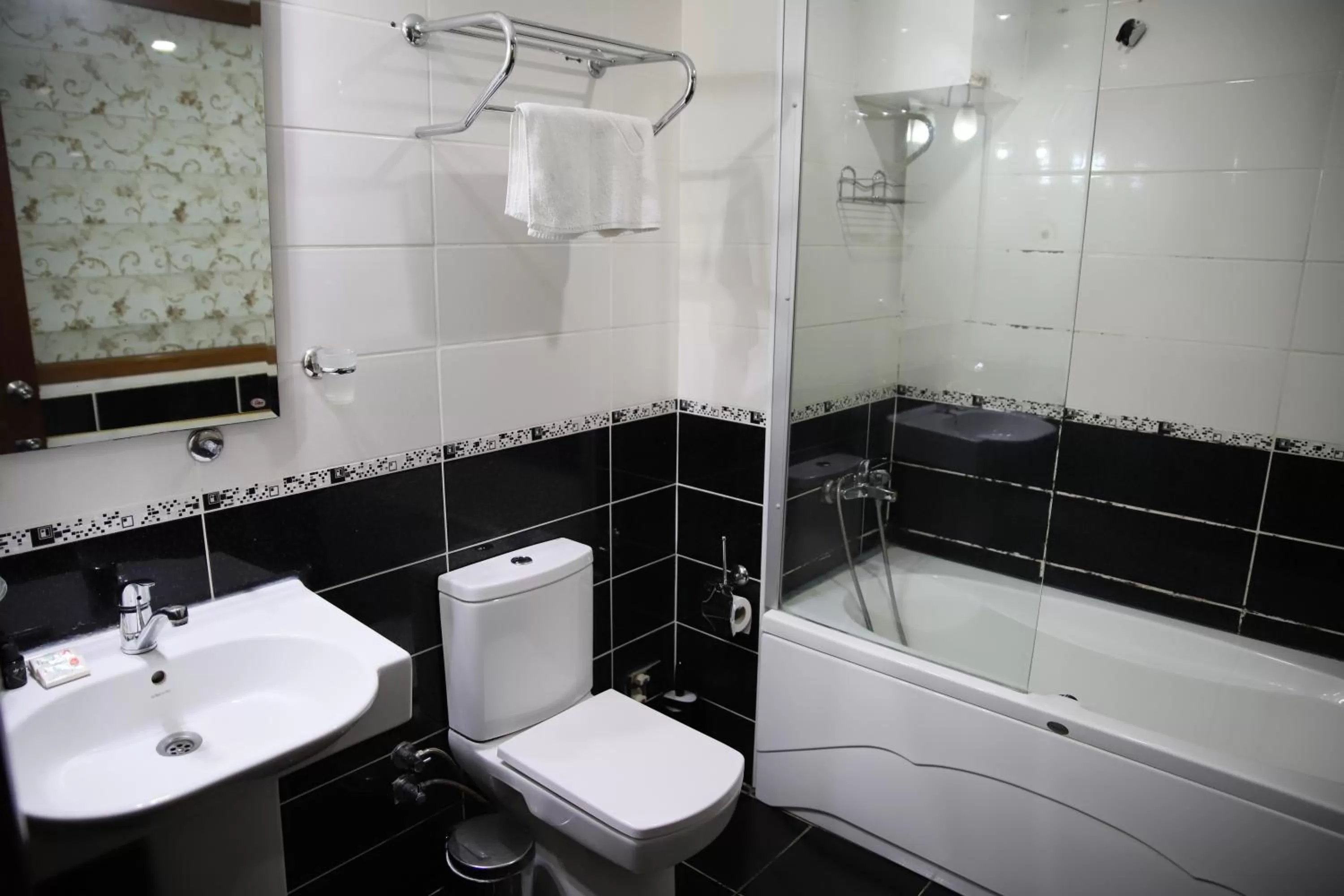 Bathroom in Basileus Hotel